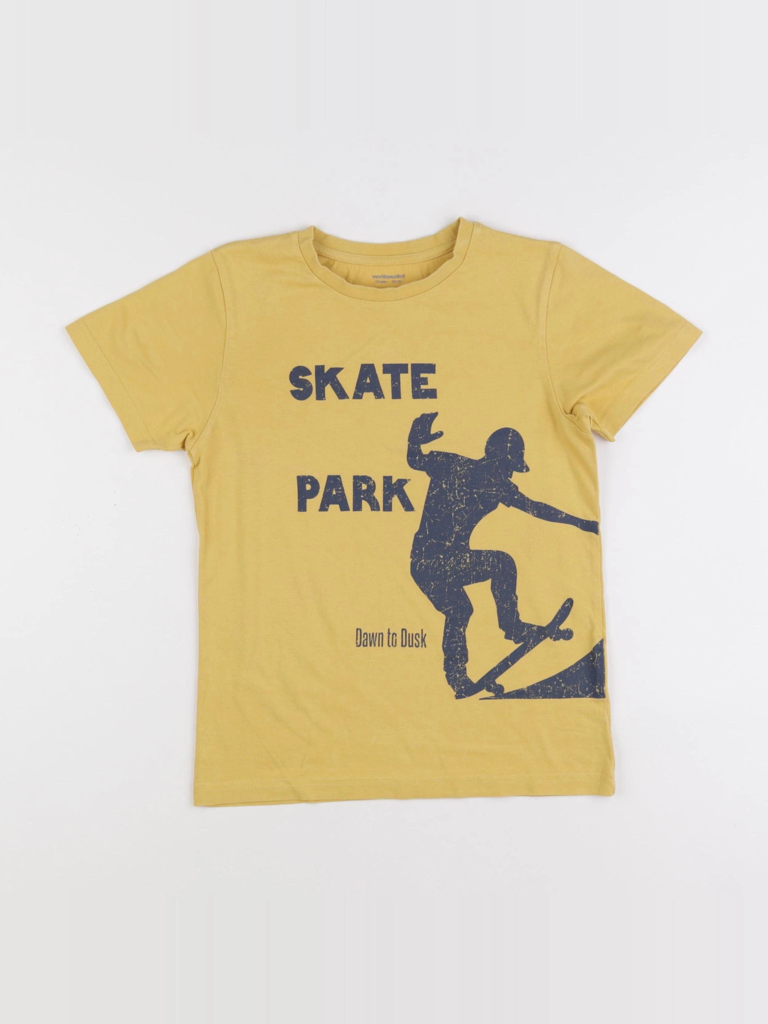 Vertbaudet - tee-shirt jaune - 10 ans