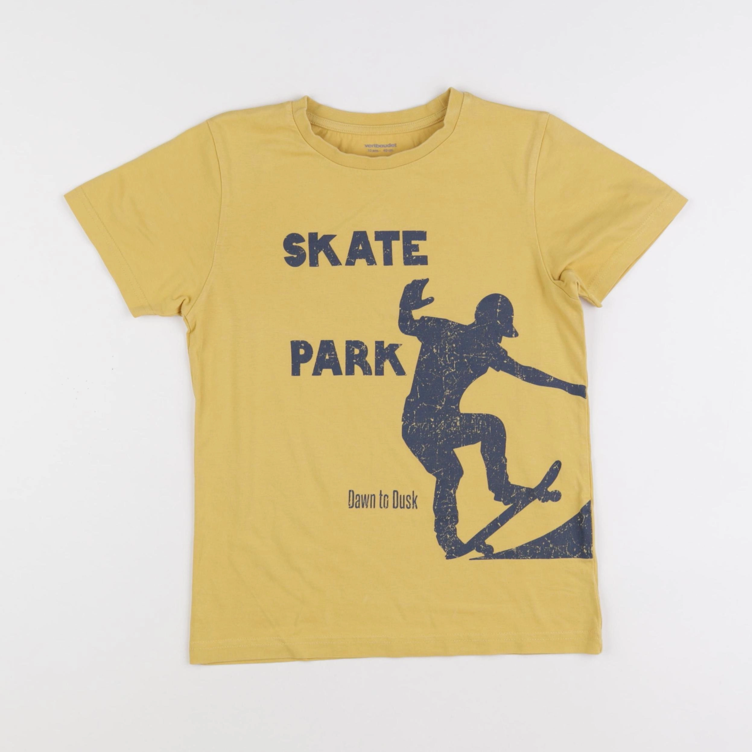 Vertbaudet - tee-shirt jaune - 10 ans