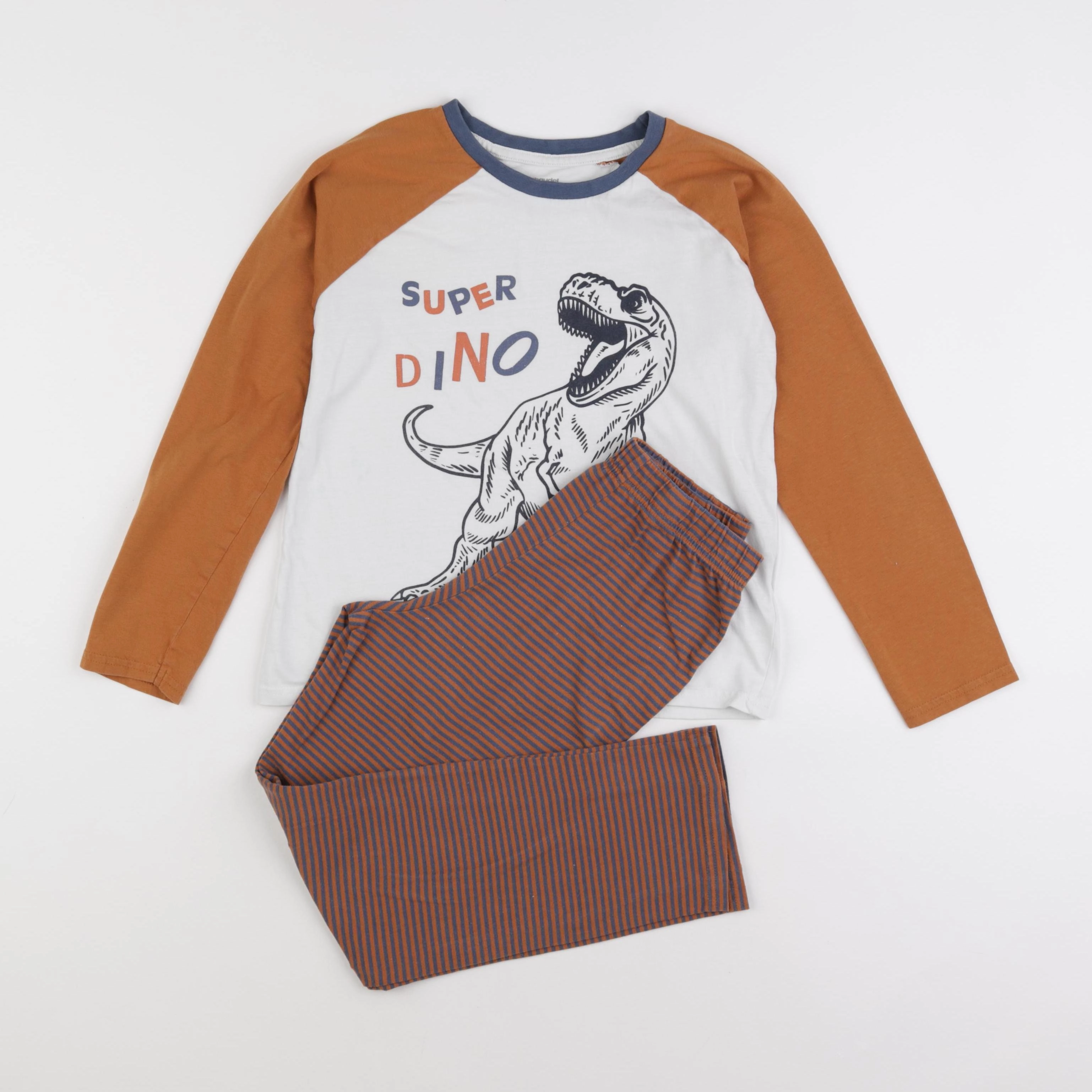 Vertbaudet - pyjama coton multicolore - 10 ans