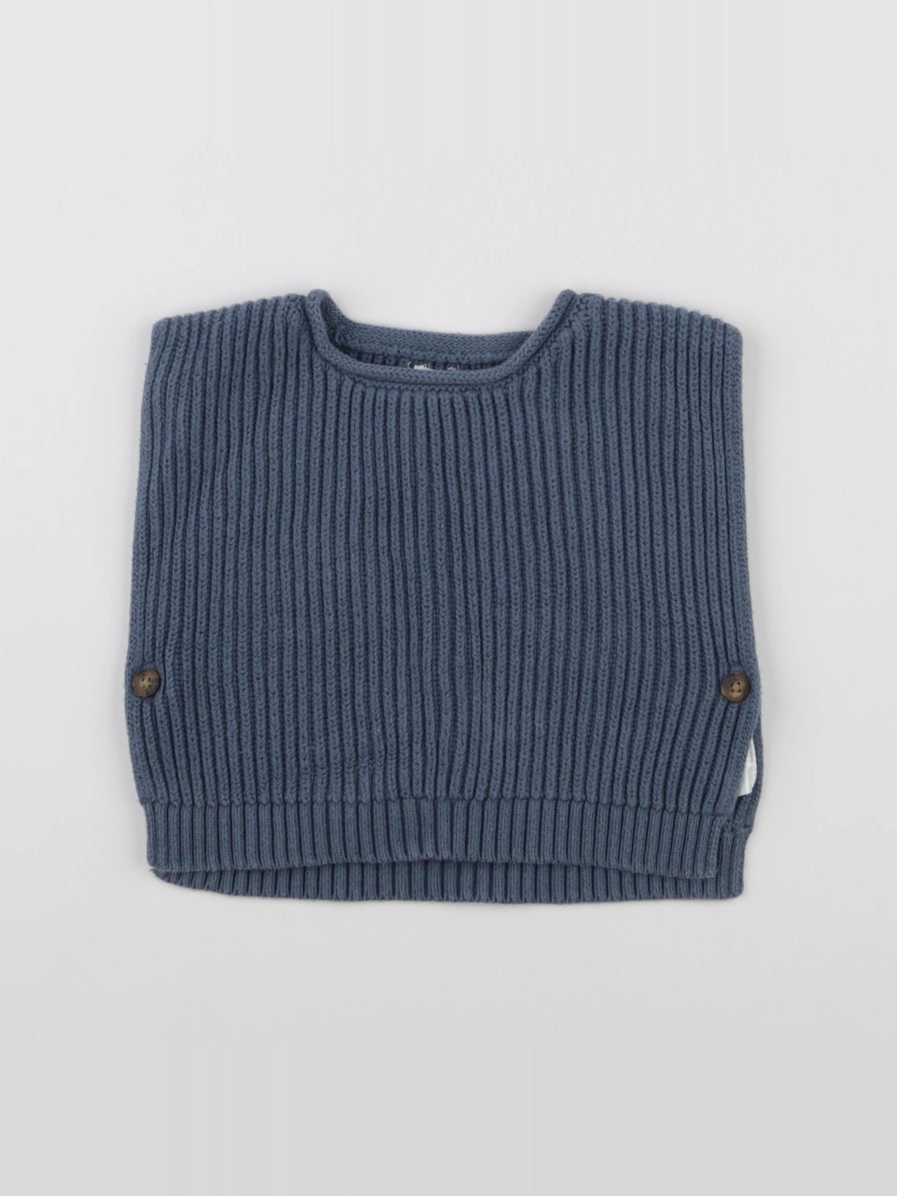 Vertbaudet - pull bleu - 18 mois