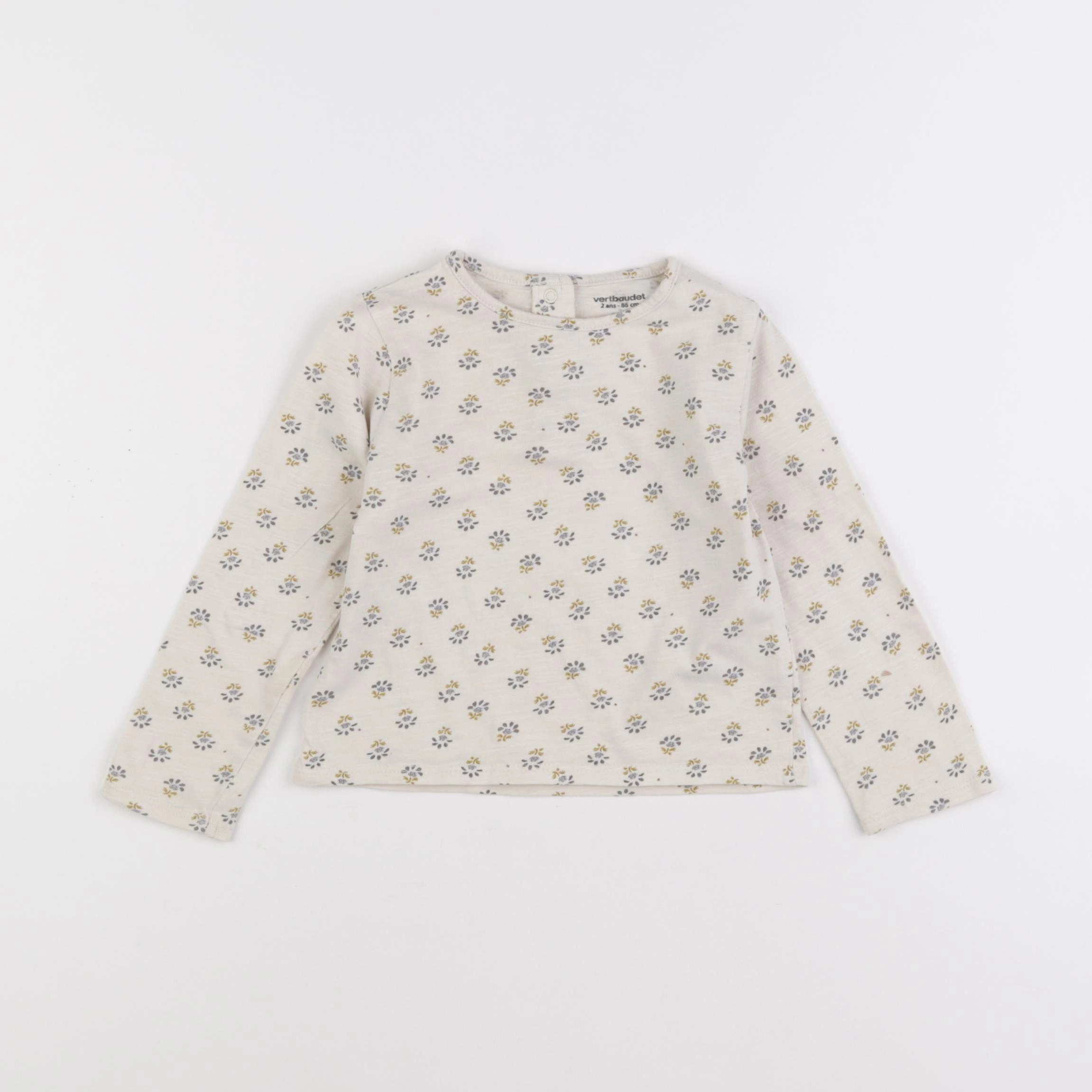 Vertbaudet - tee-shirt multicolore - 2 ans