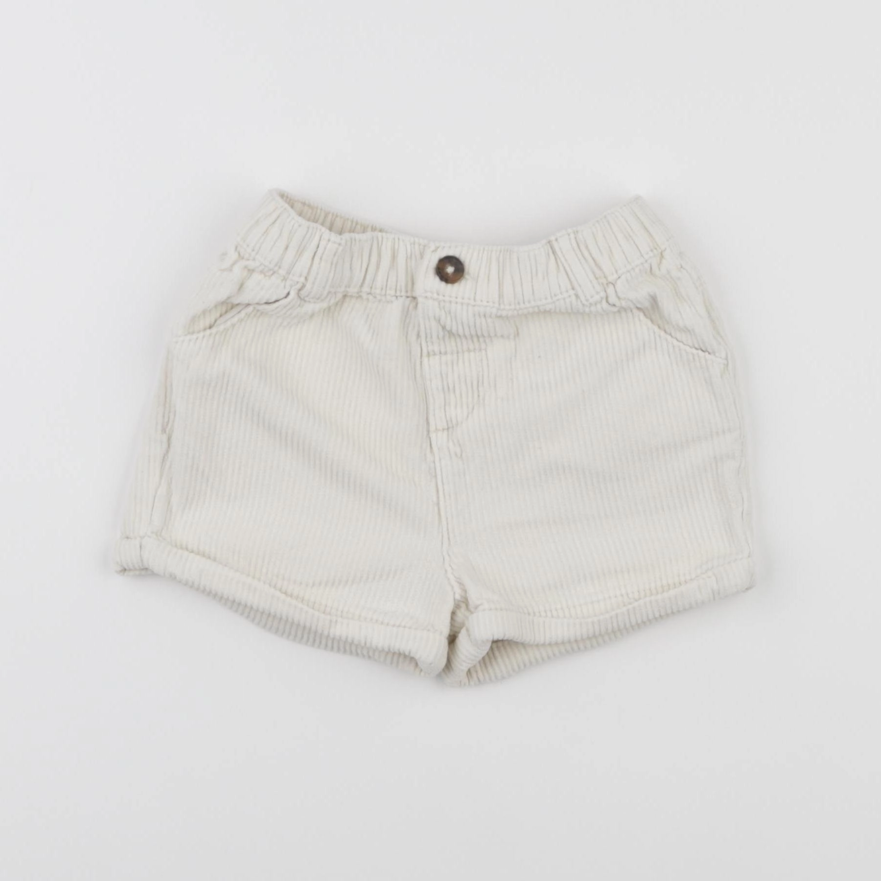 Vertbaudet - short beige - 24 mois