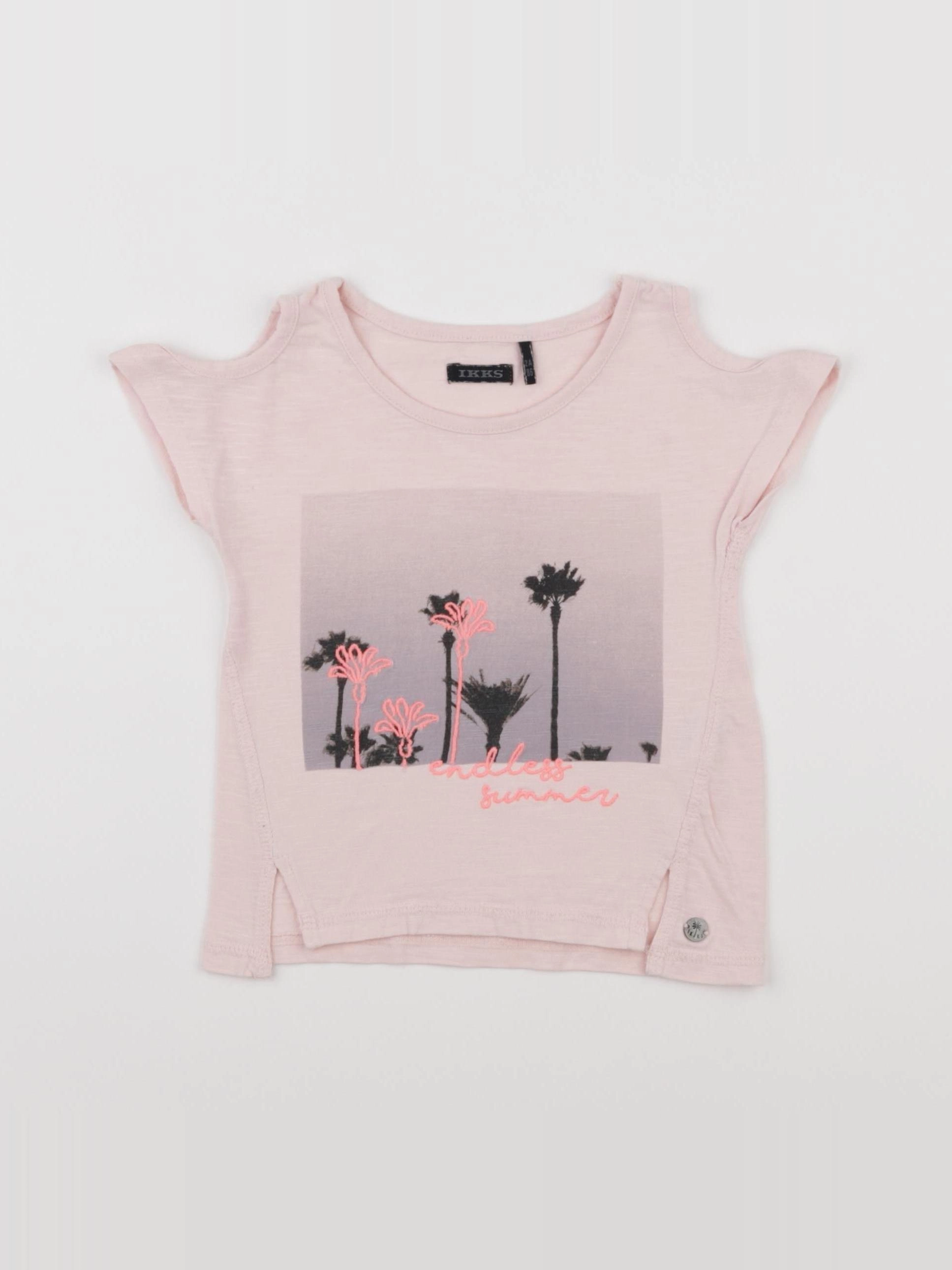IKKS - tee-shirt rose - 2 ans