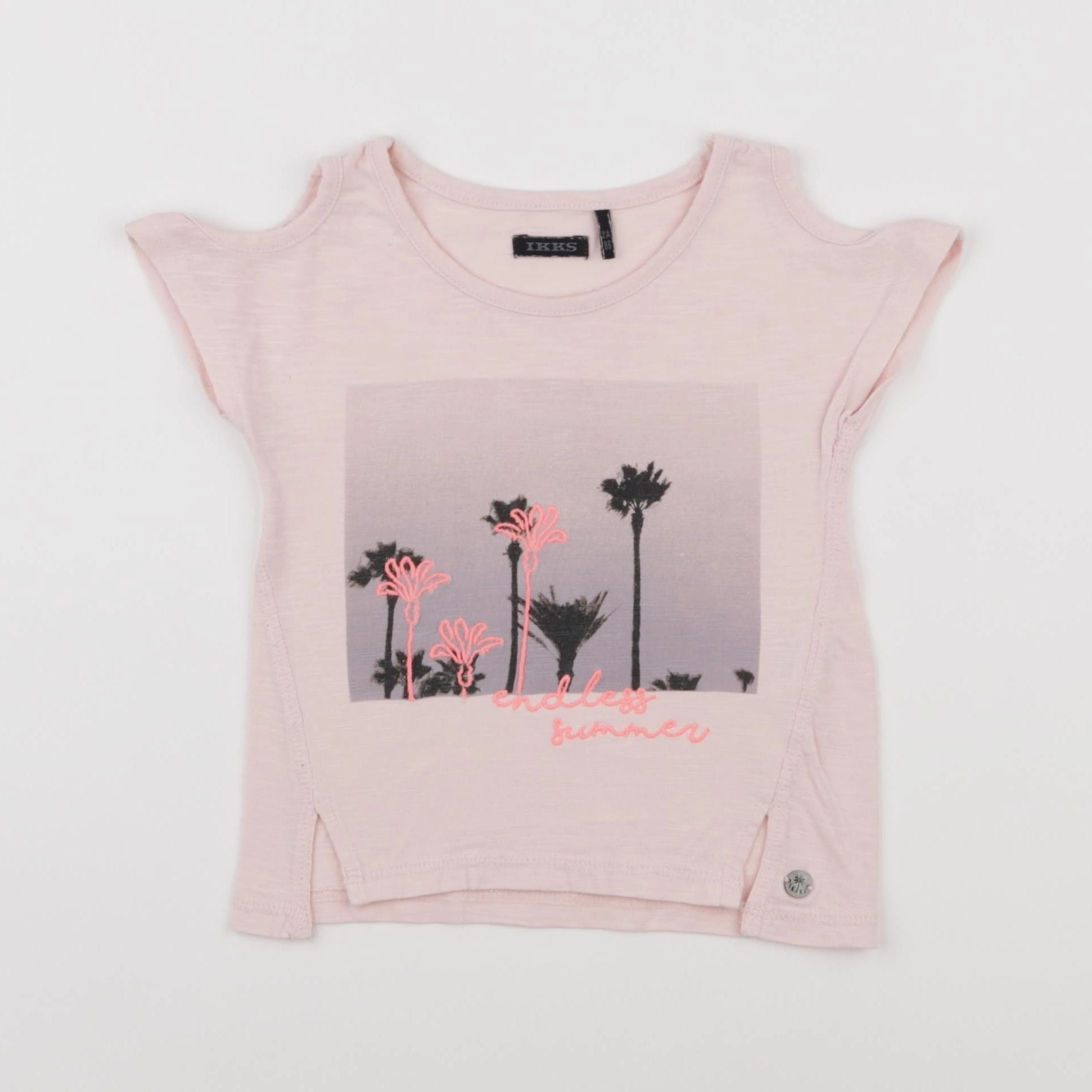 IKKS - tee-shirt rose - 2 ans