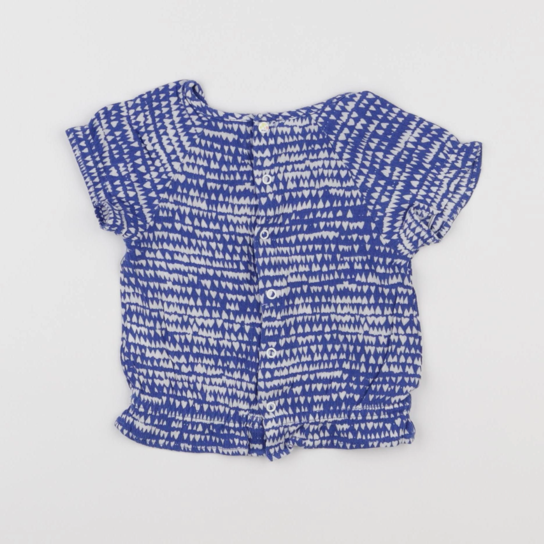 IKKS - tee-shirt bleu - 2 ans