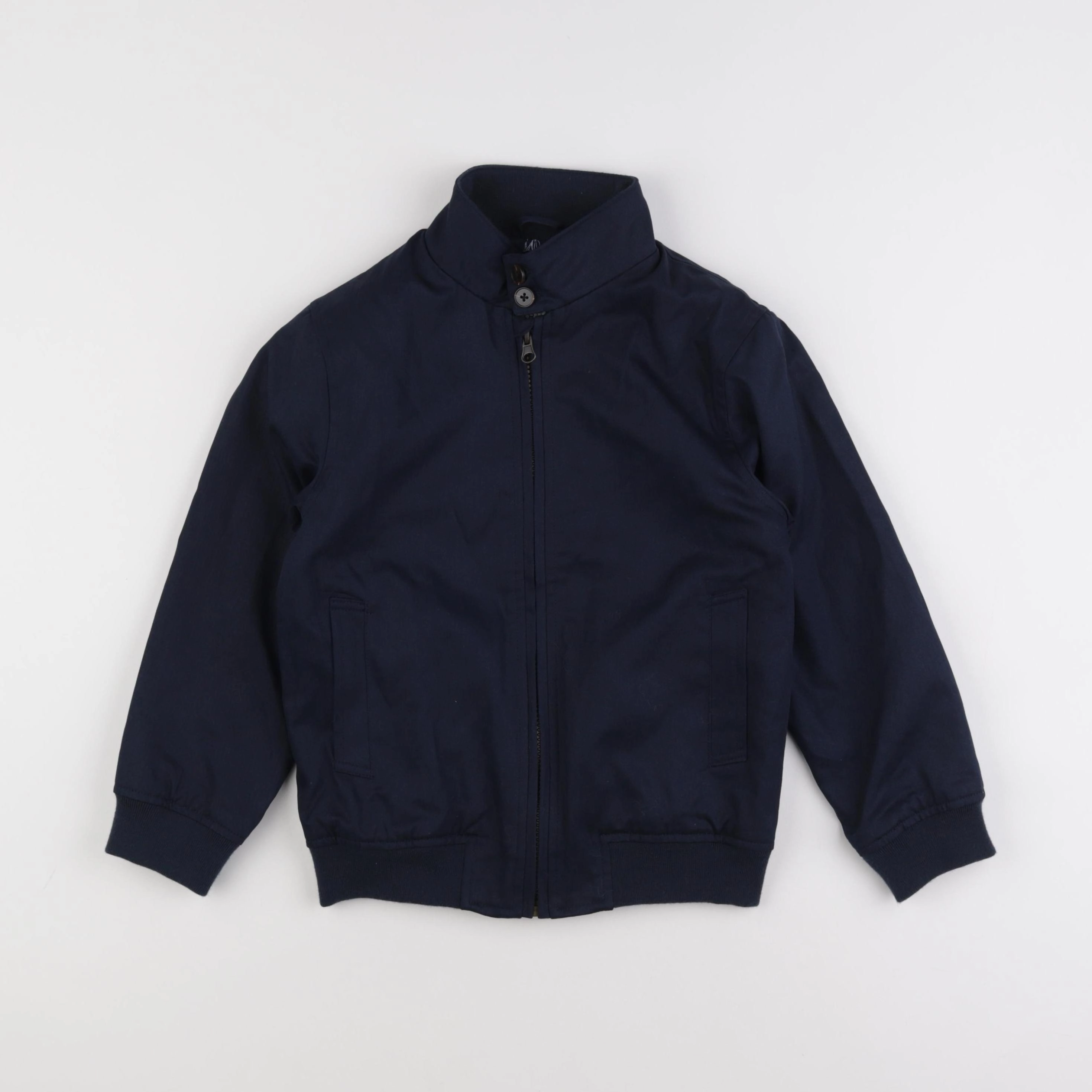 Cyrillus - veste doublé bleu - 8 ans