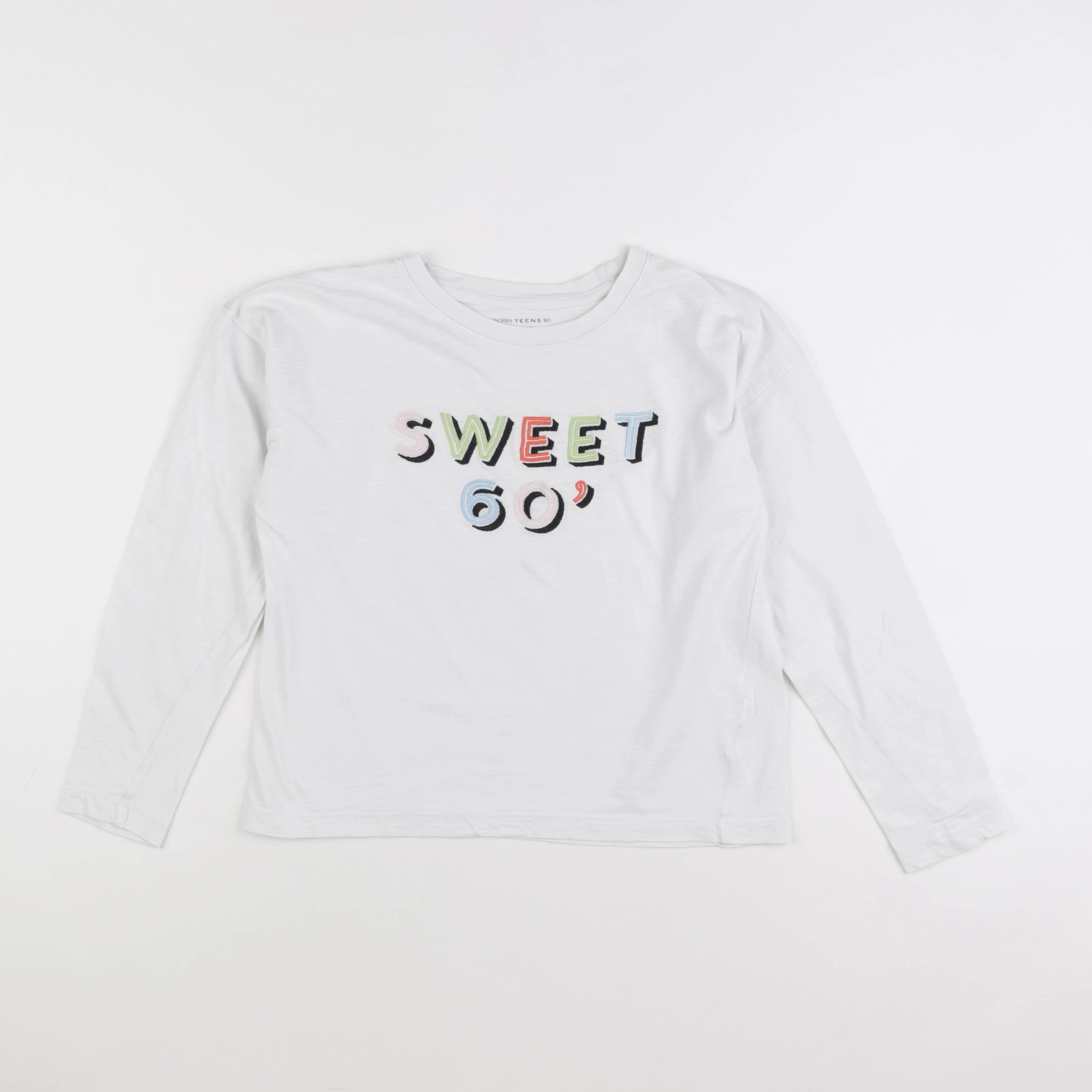Monoprix - tee-shirt blanc - 12 ans
