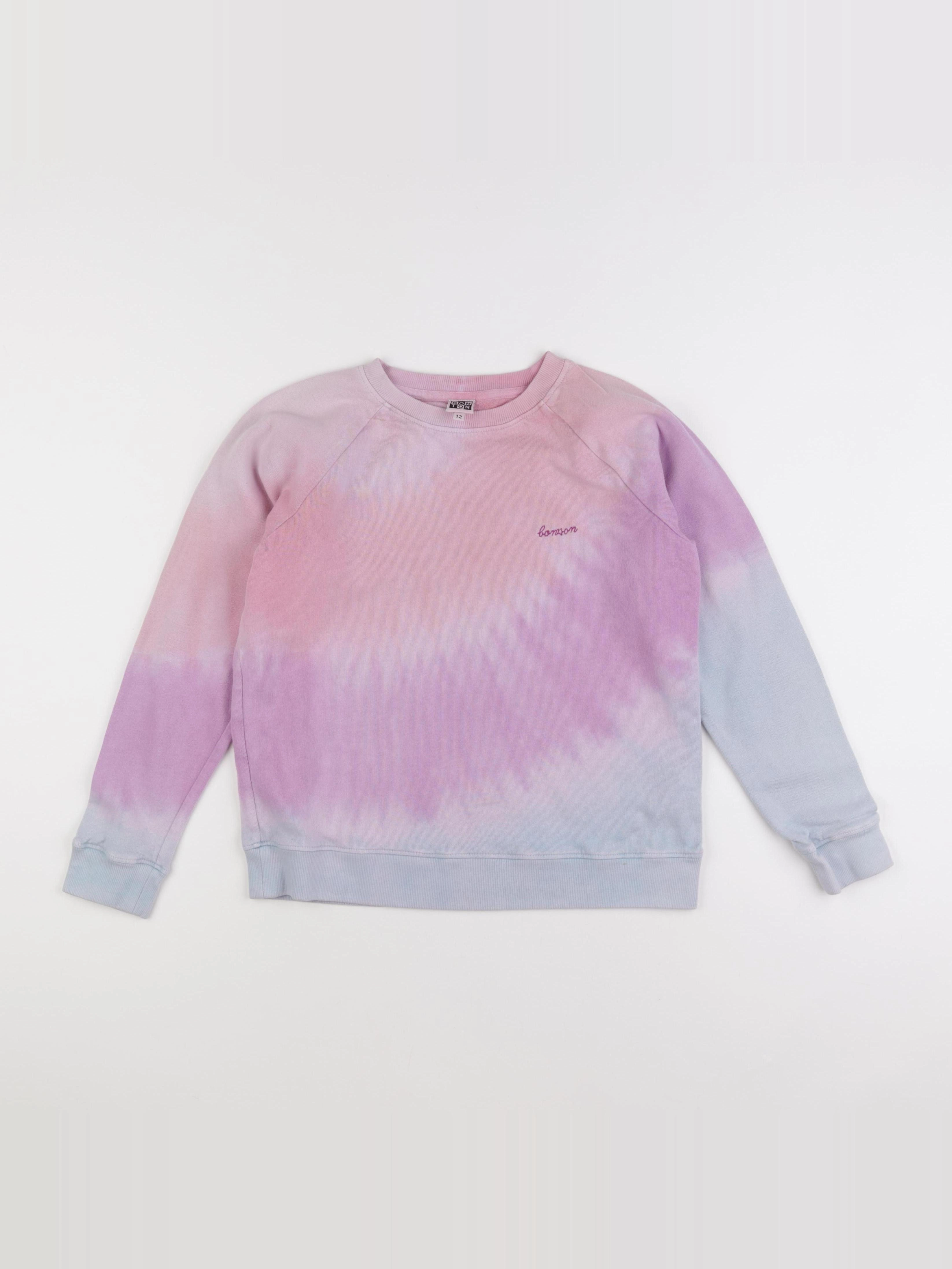 Bonton - sweat rose - 12 ans