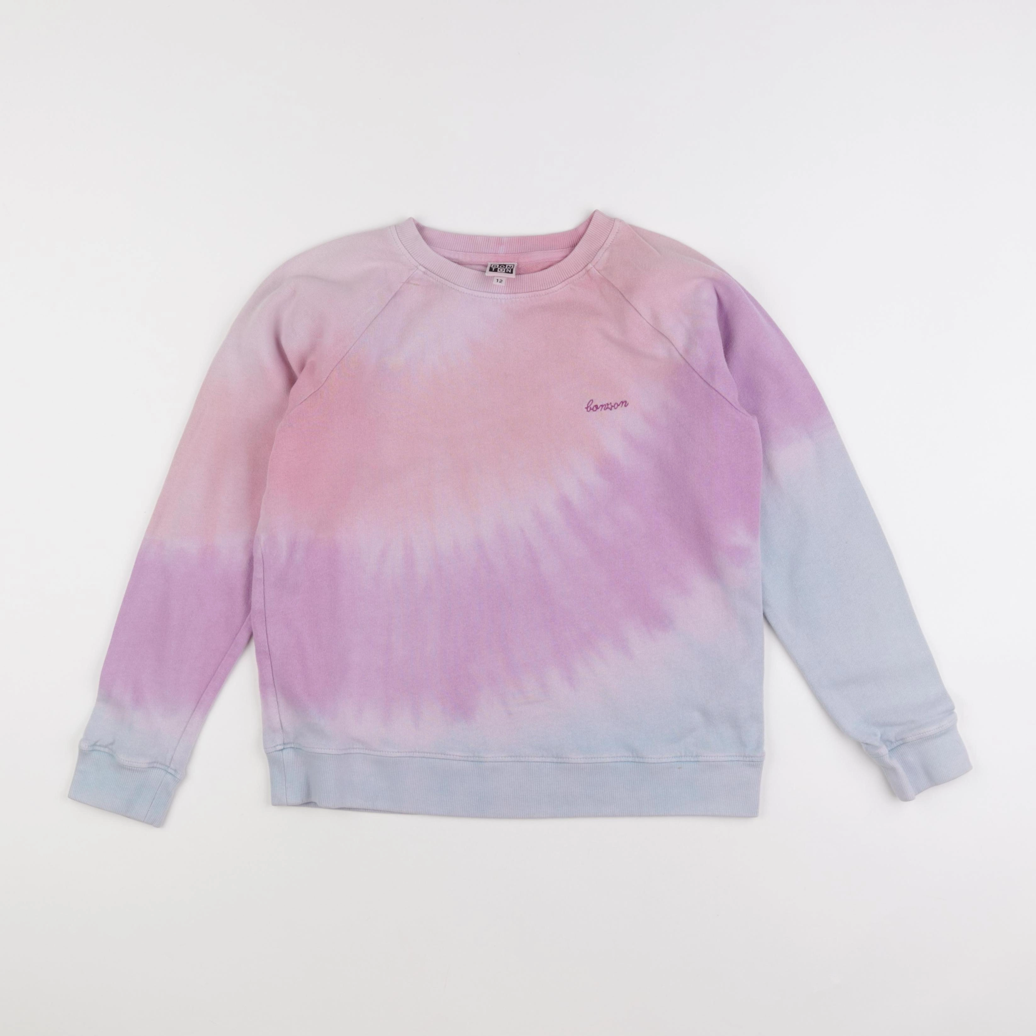 Bonton - sweat rose - 12 ans