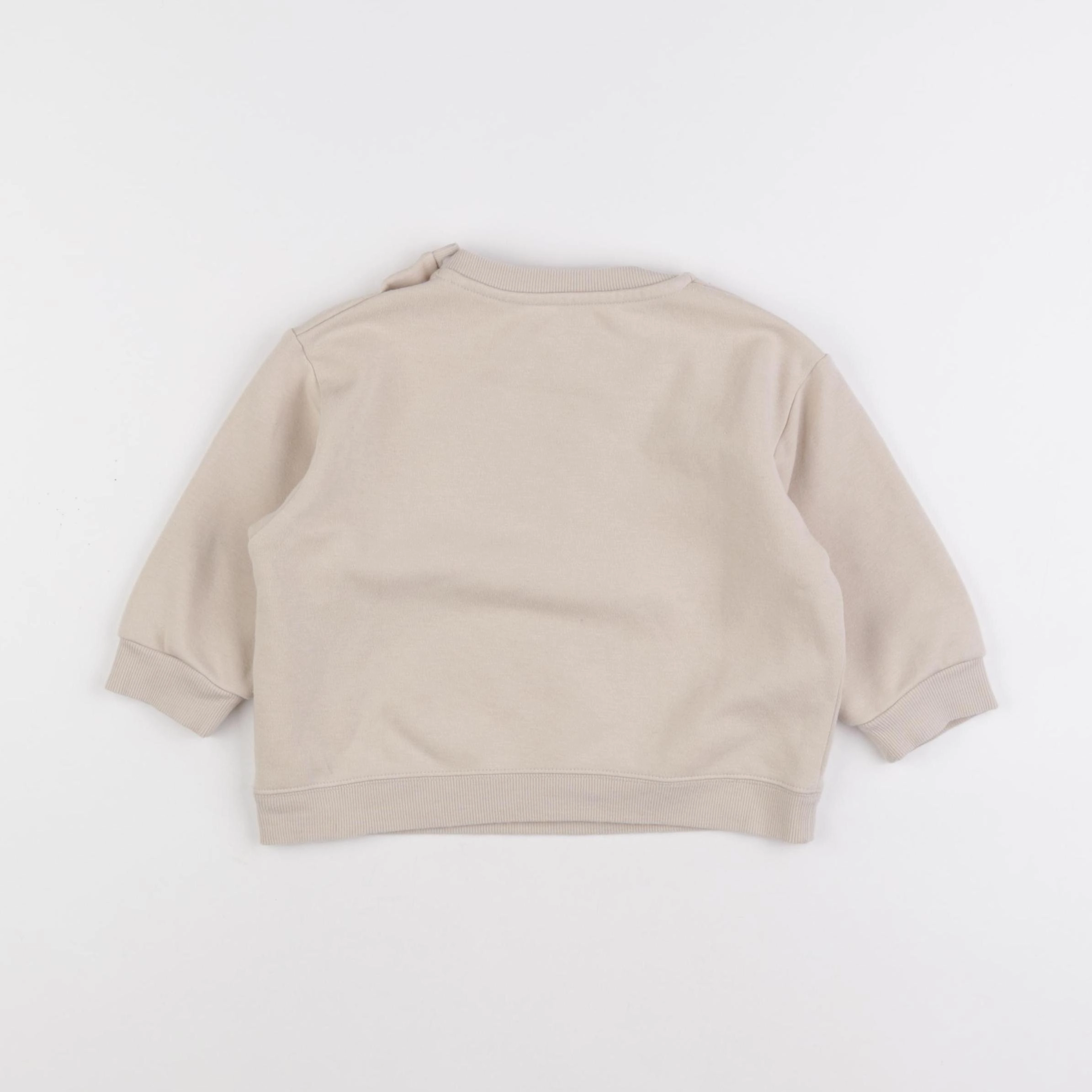 Uniqlo - sweat beige - 18/24 mois
