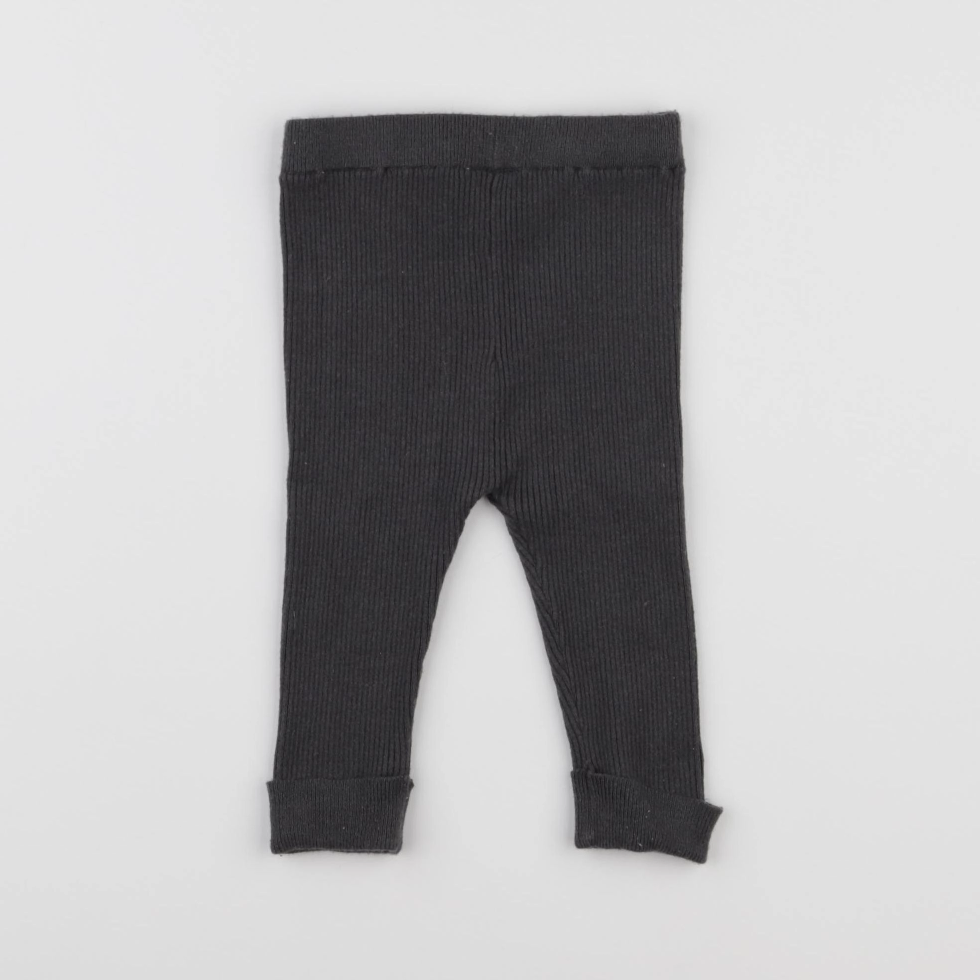 Vertbaudet - legging gris - 9 mois