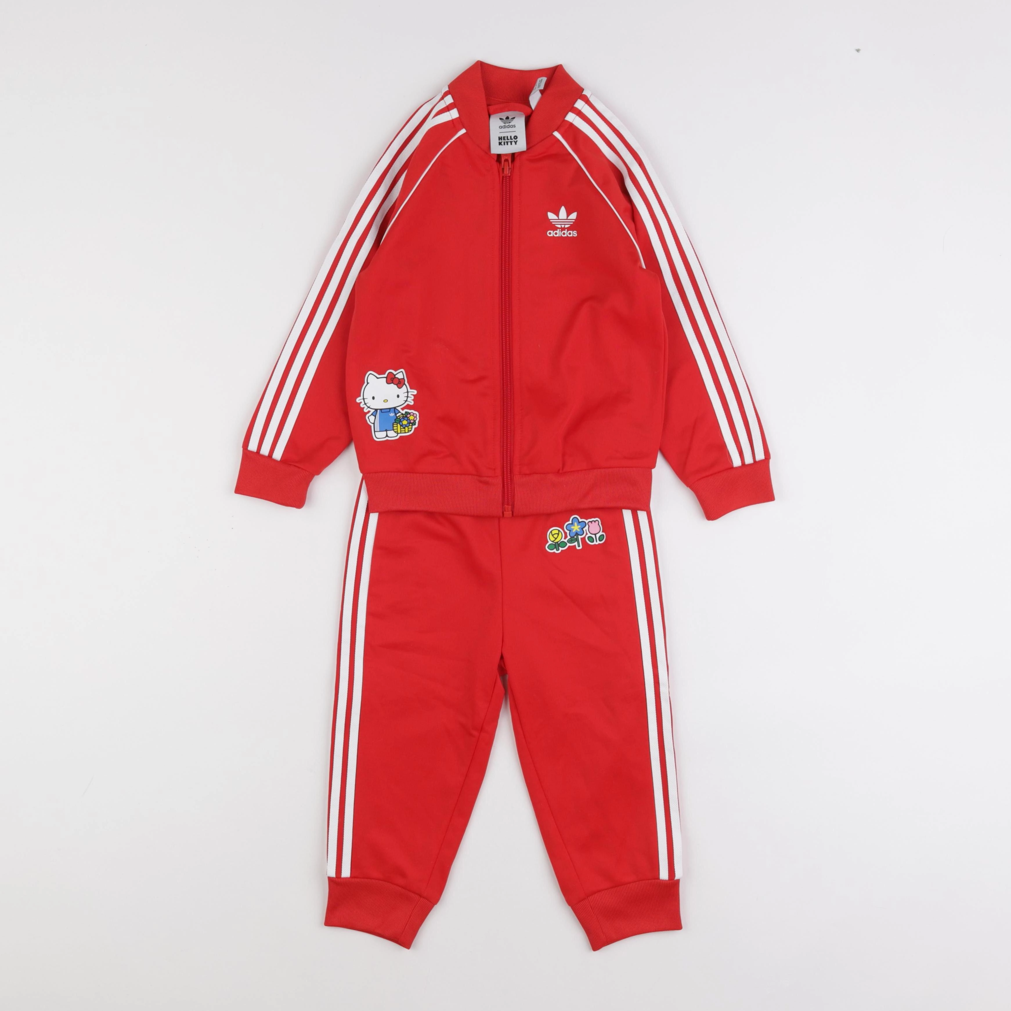 Adidas - ensemble rouge - 18/24 mois