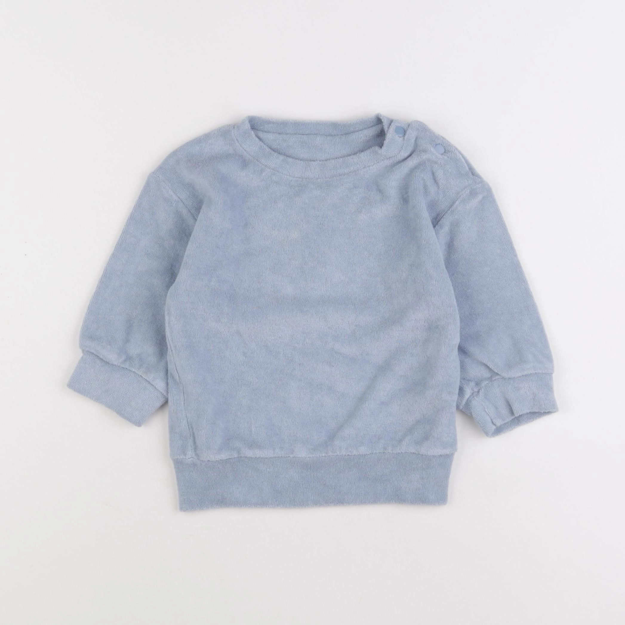 Poudre Organic - sweat bleu - 18 mois