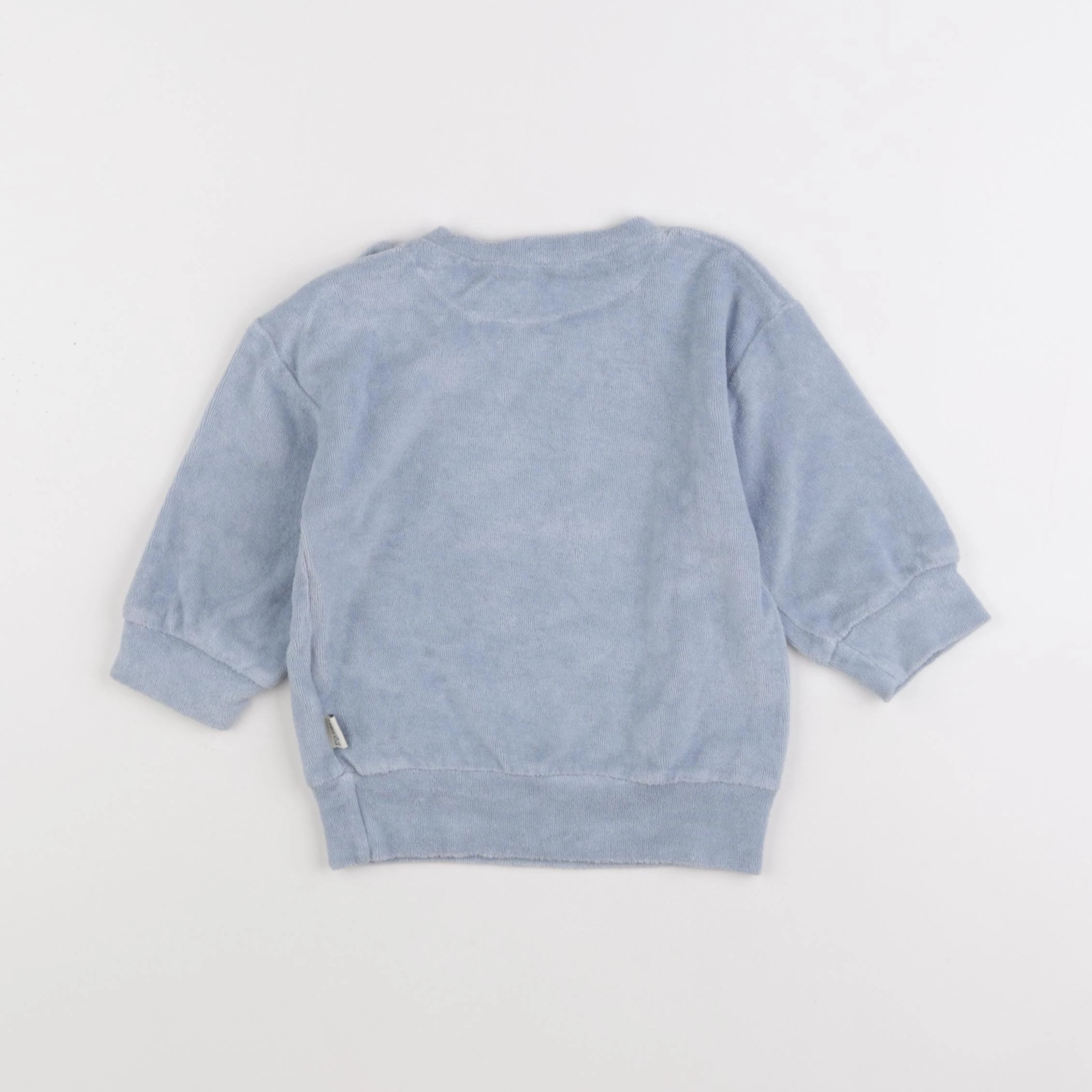 Poudre Organic - sweat bleu - 18 mois