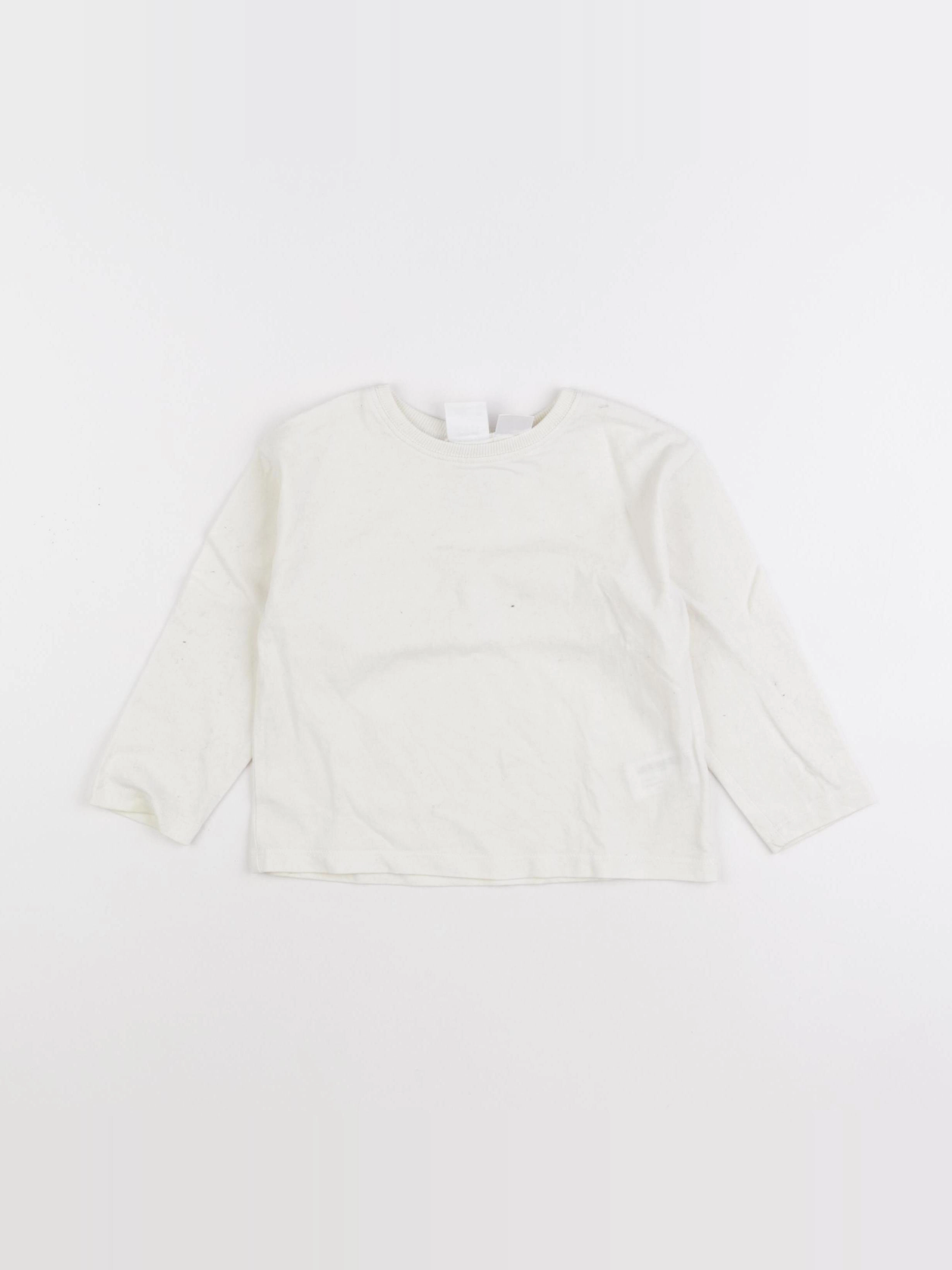 Zara - tee-shirt beige - 3 ans