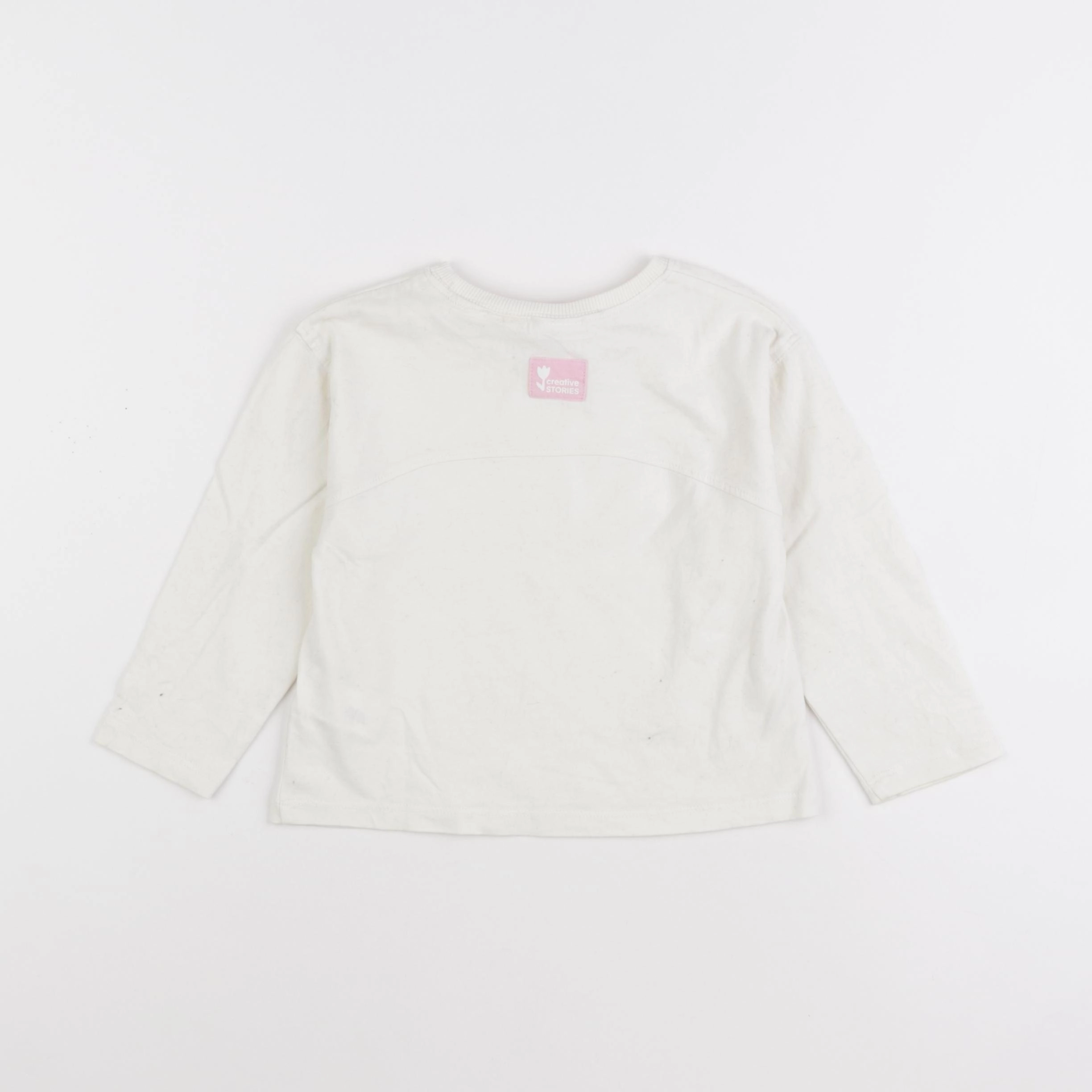 Zara - tee-shirt beige - 3 ans