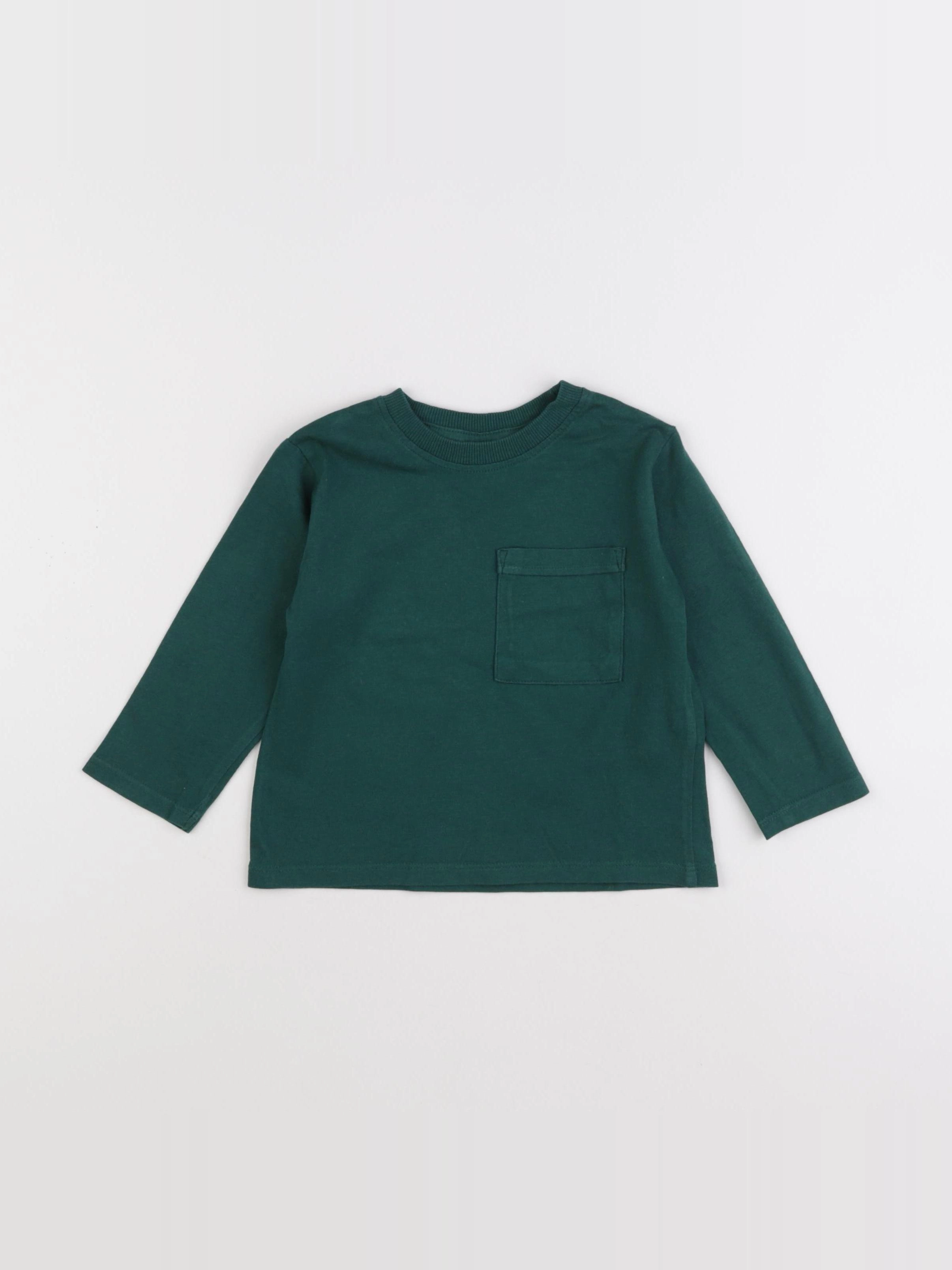 Zara - tee-shirt vert - 12/18 mois