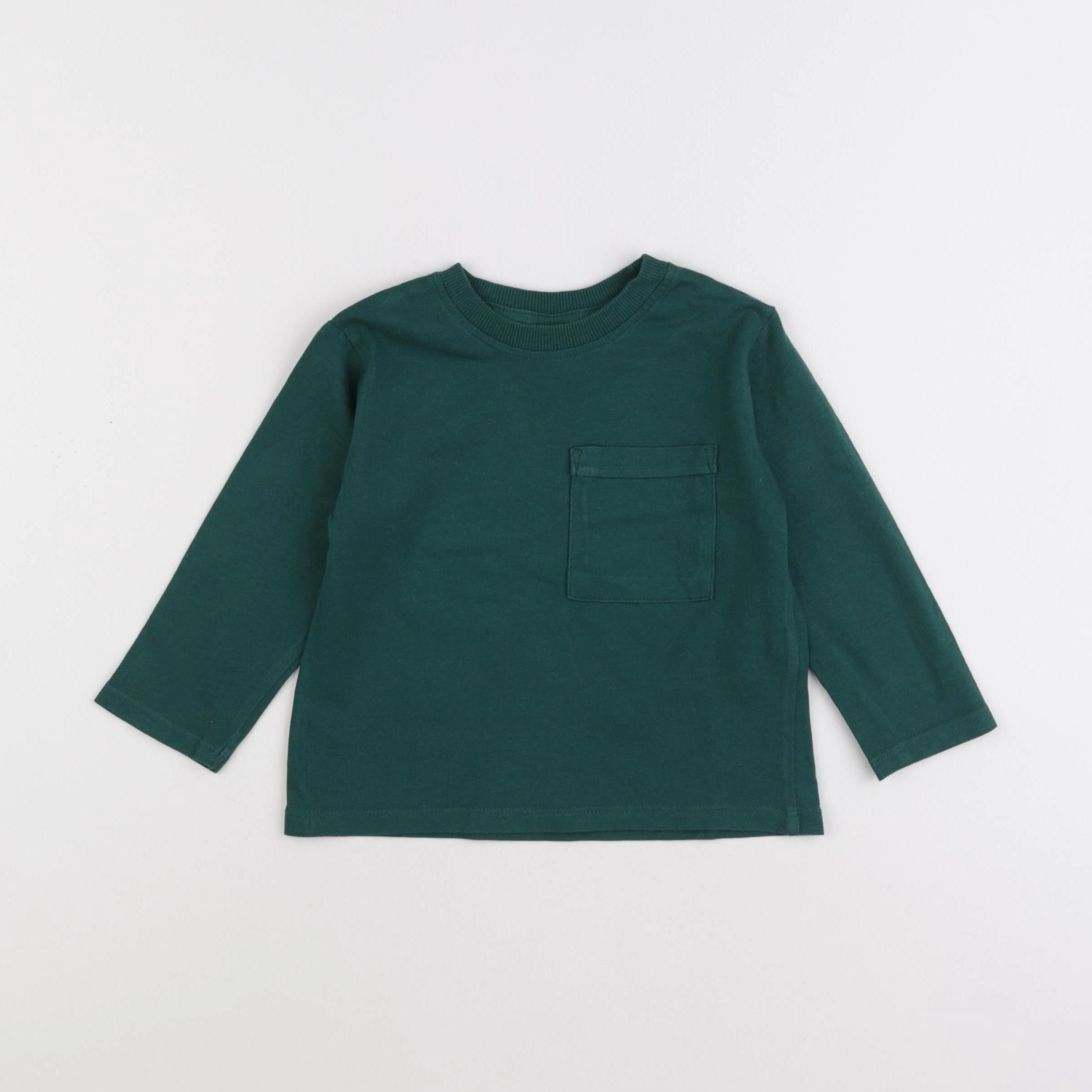 Zara - tee-shirt vert - 12/18 mois