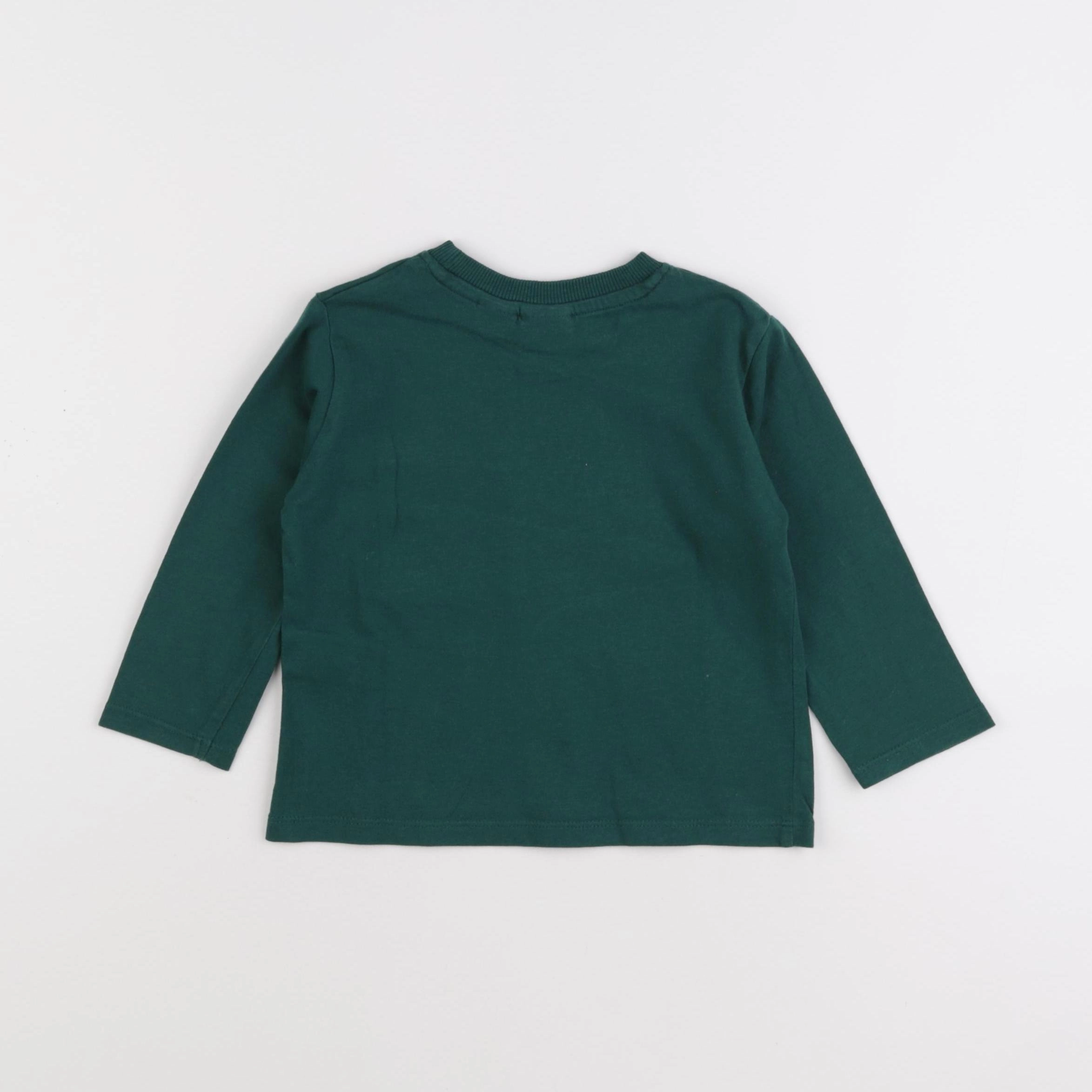 Zara - tee-shirt vert - 12/18 mois