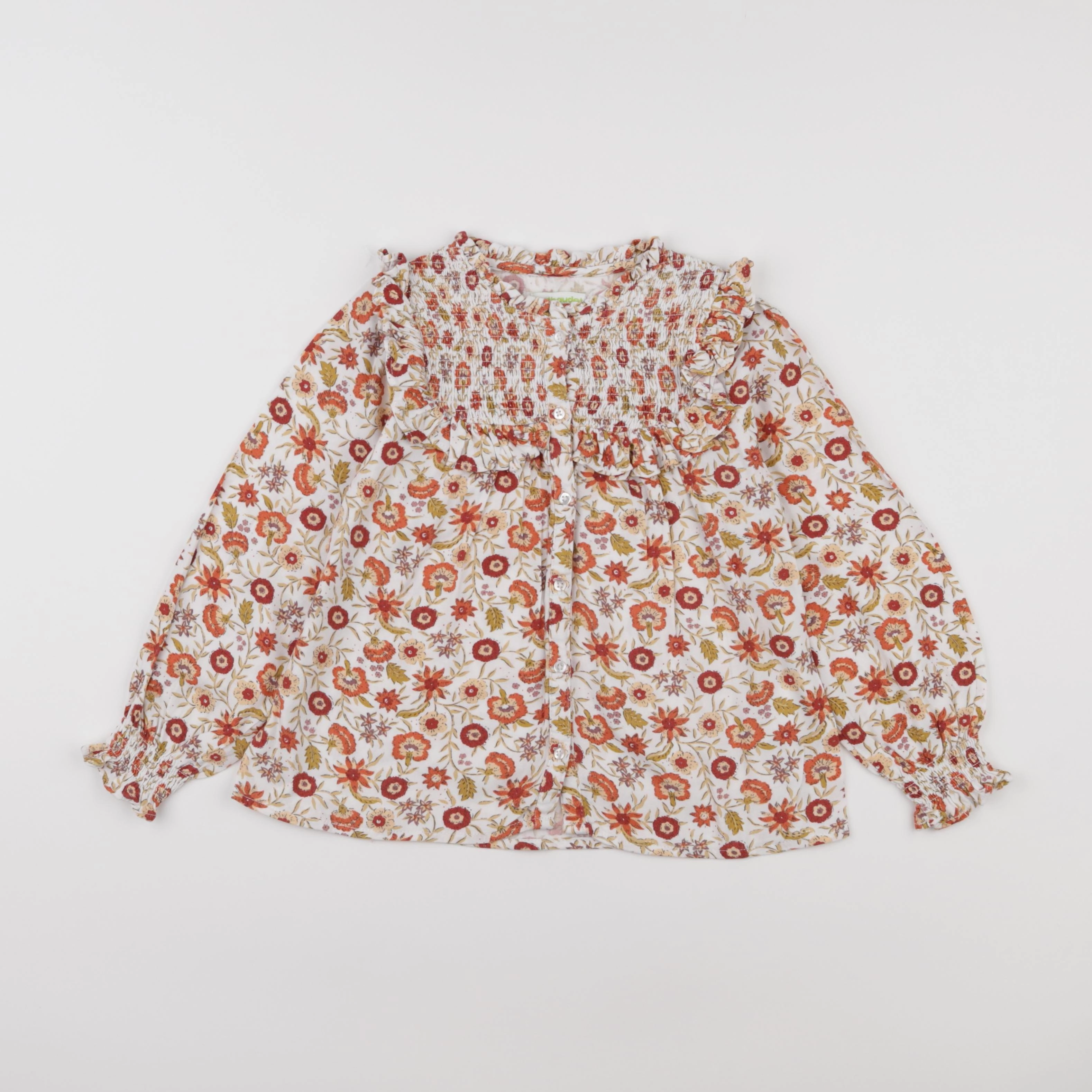 Vertbaudet - chemise multicolore - 7 ans