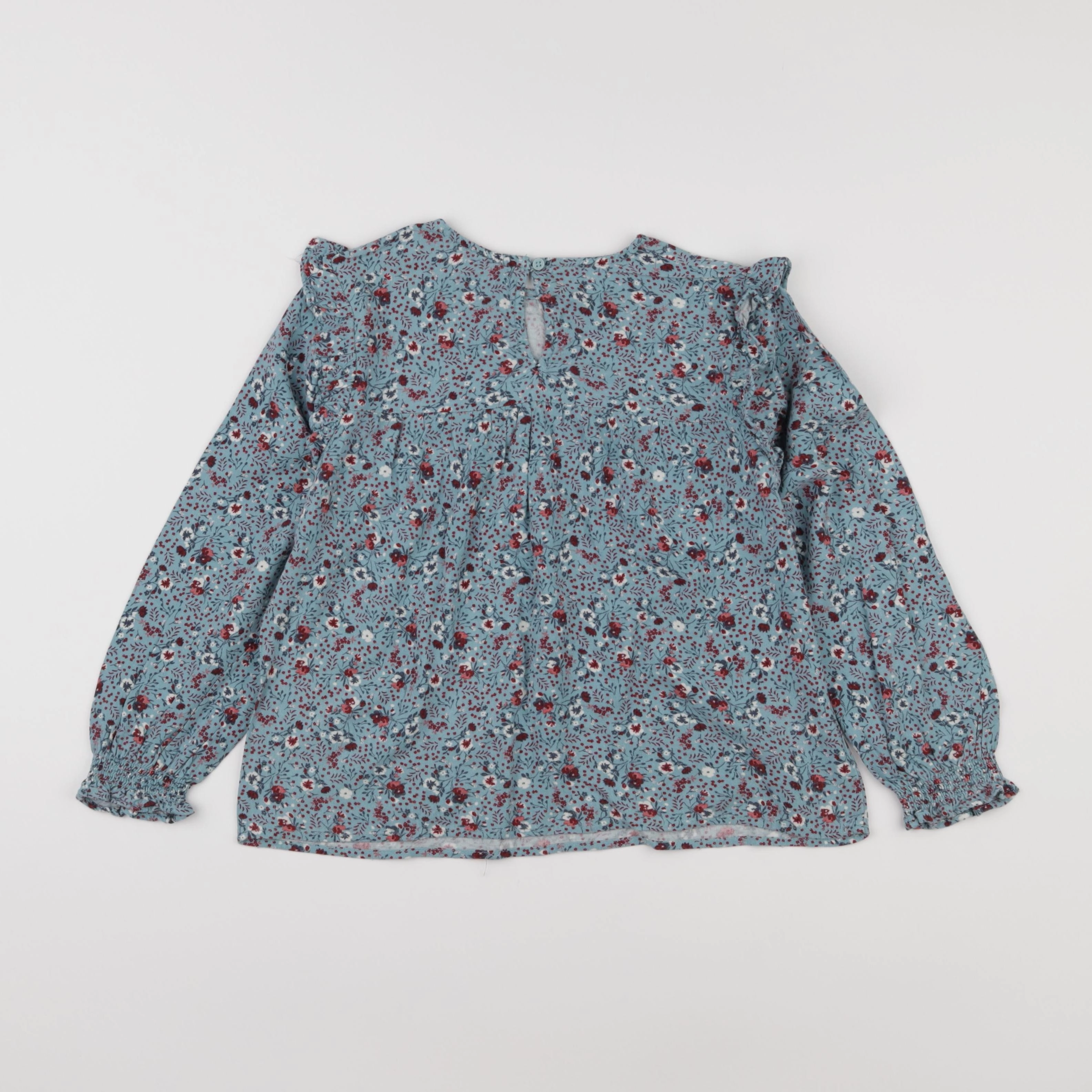 Vertbaudet - blouse bleu - 8 ans