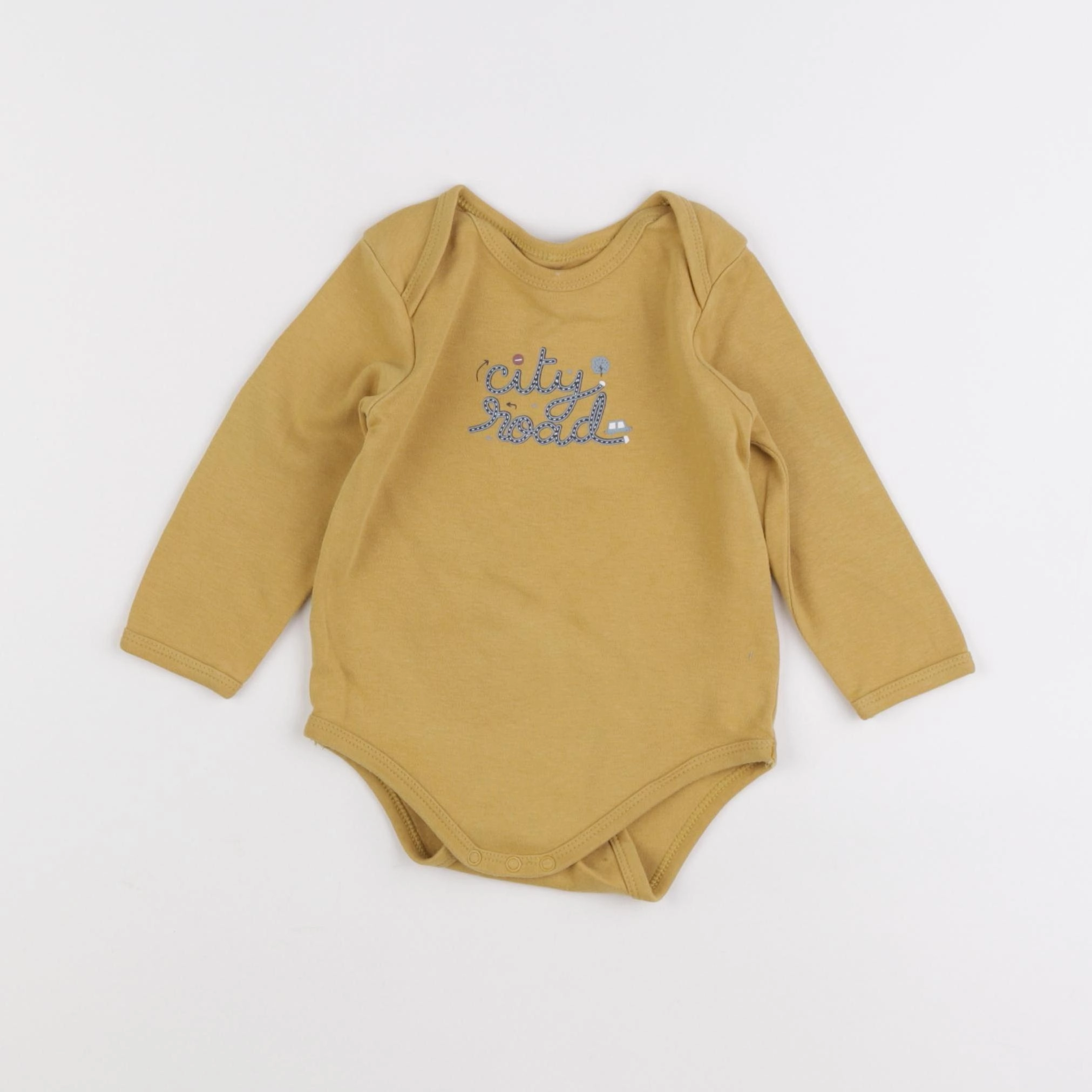 Vertbaudet - body jaune - 12 mois