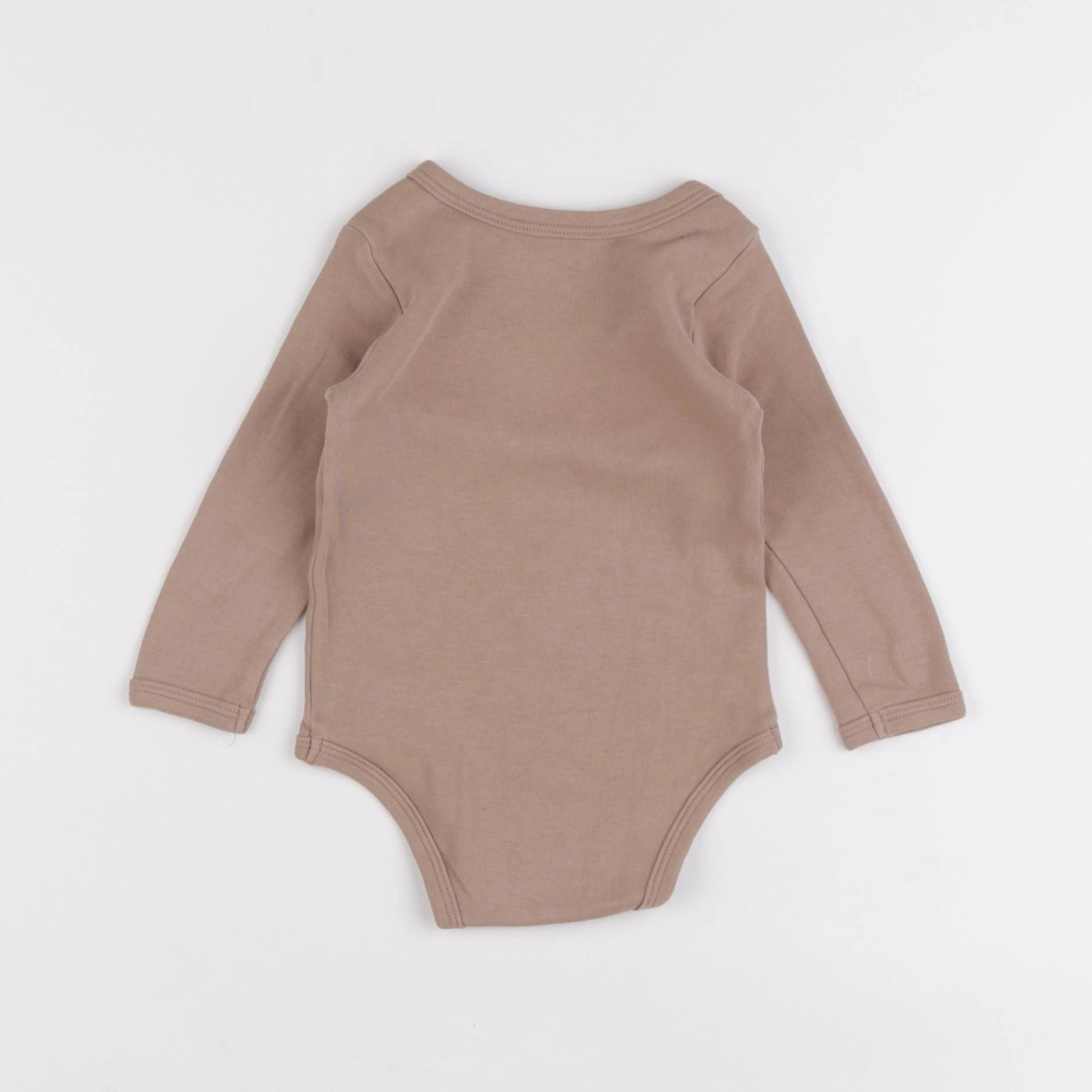 Vertbaudet - body beige - 12 mois