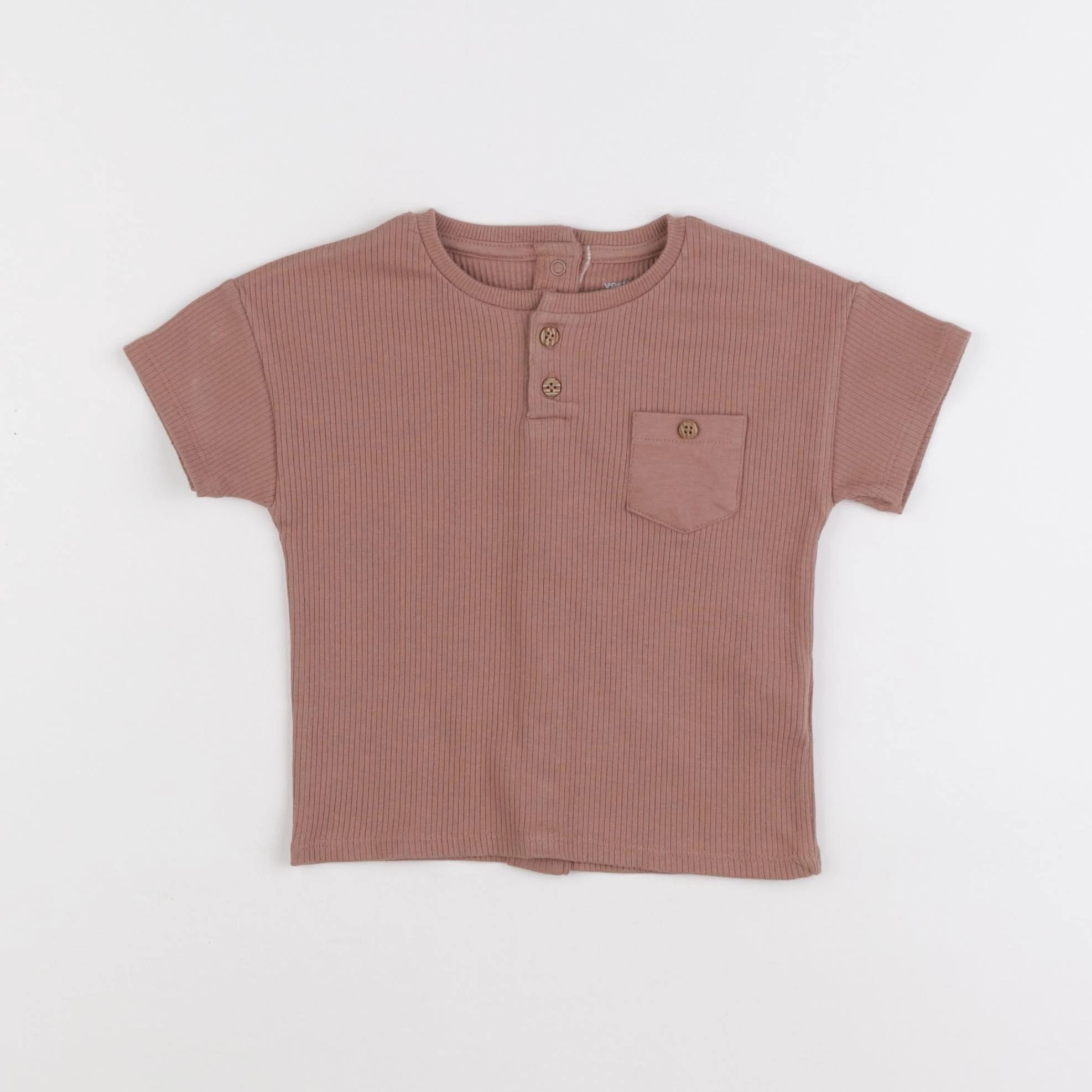 Vertbaudet - tee-shirt marron - 12 mois