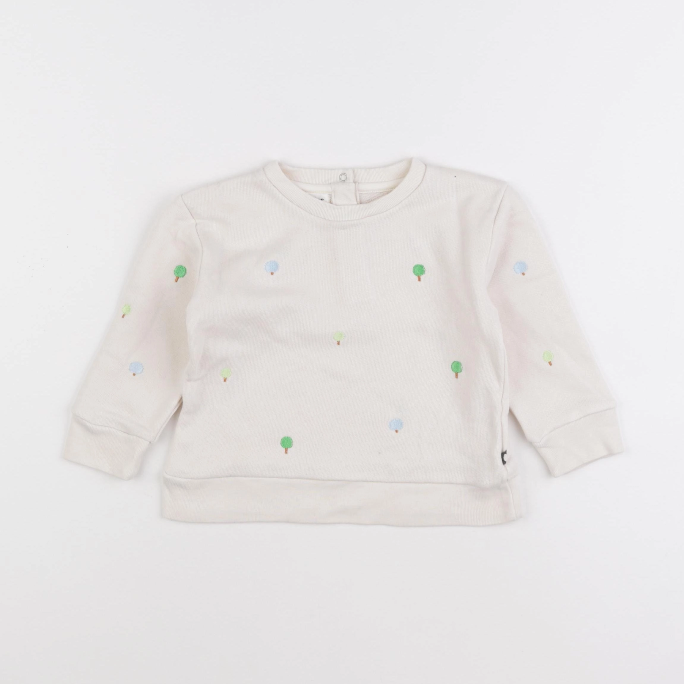 Oeuf NYC - sweat blanc - 12/18 mois