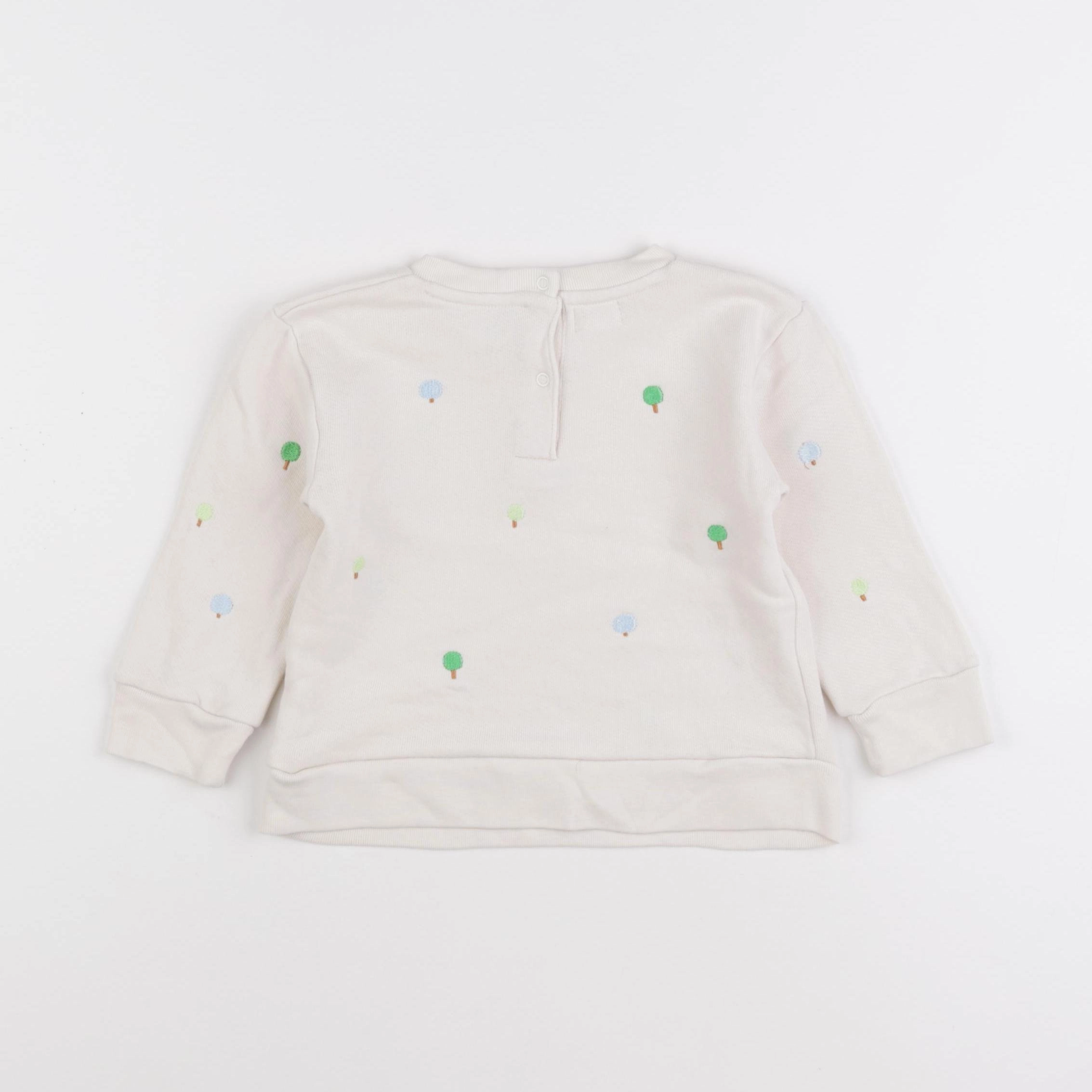 Oeuf NYC - sweat blanc - 12/18 mois