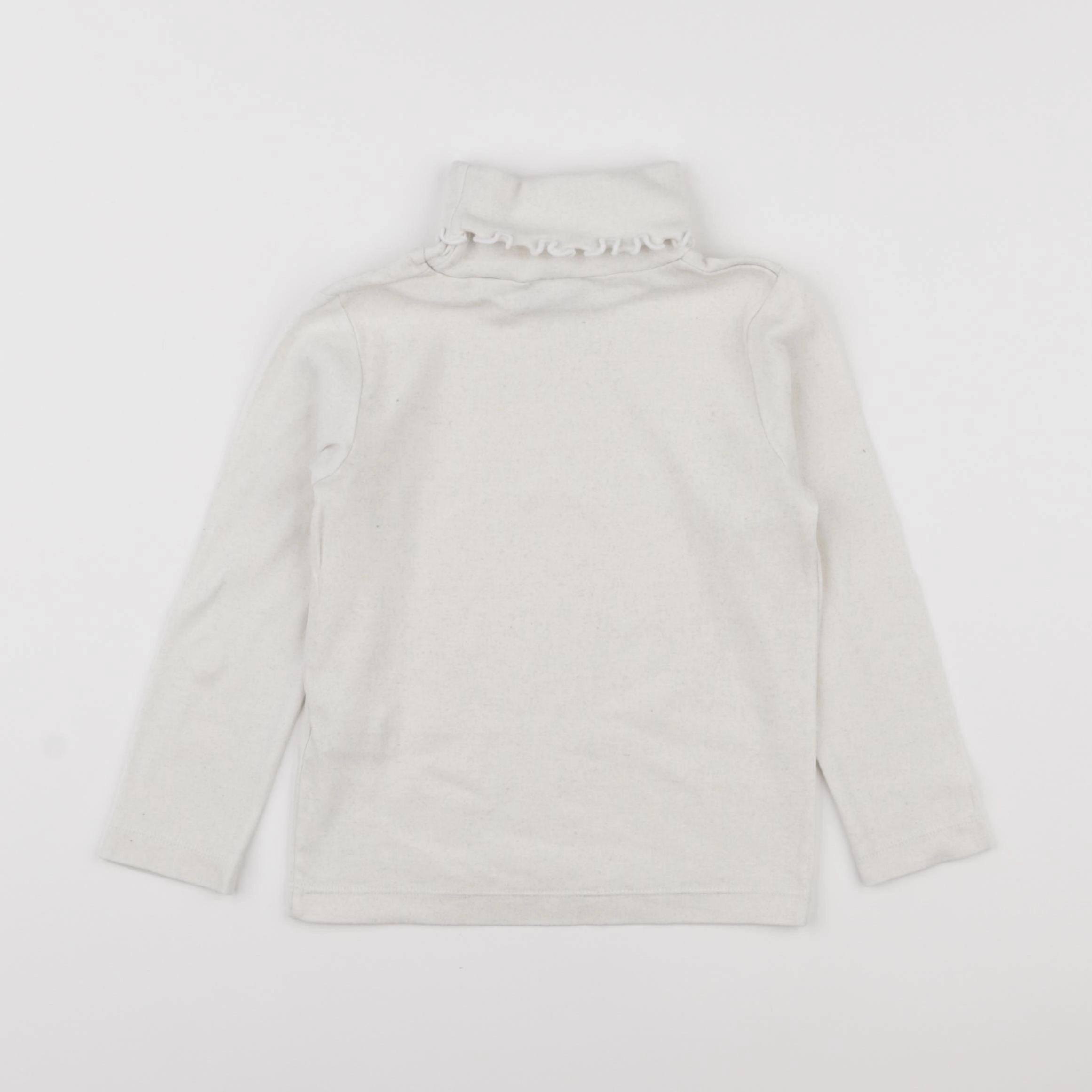 Petit Bateau - sous-pull blanc - 4 ans
