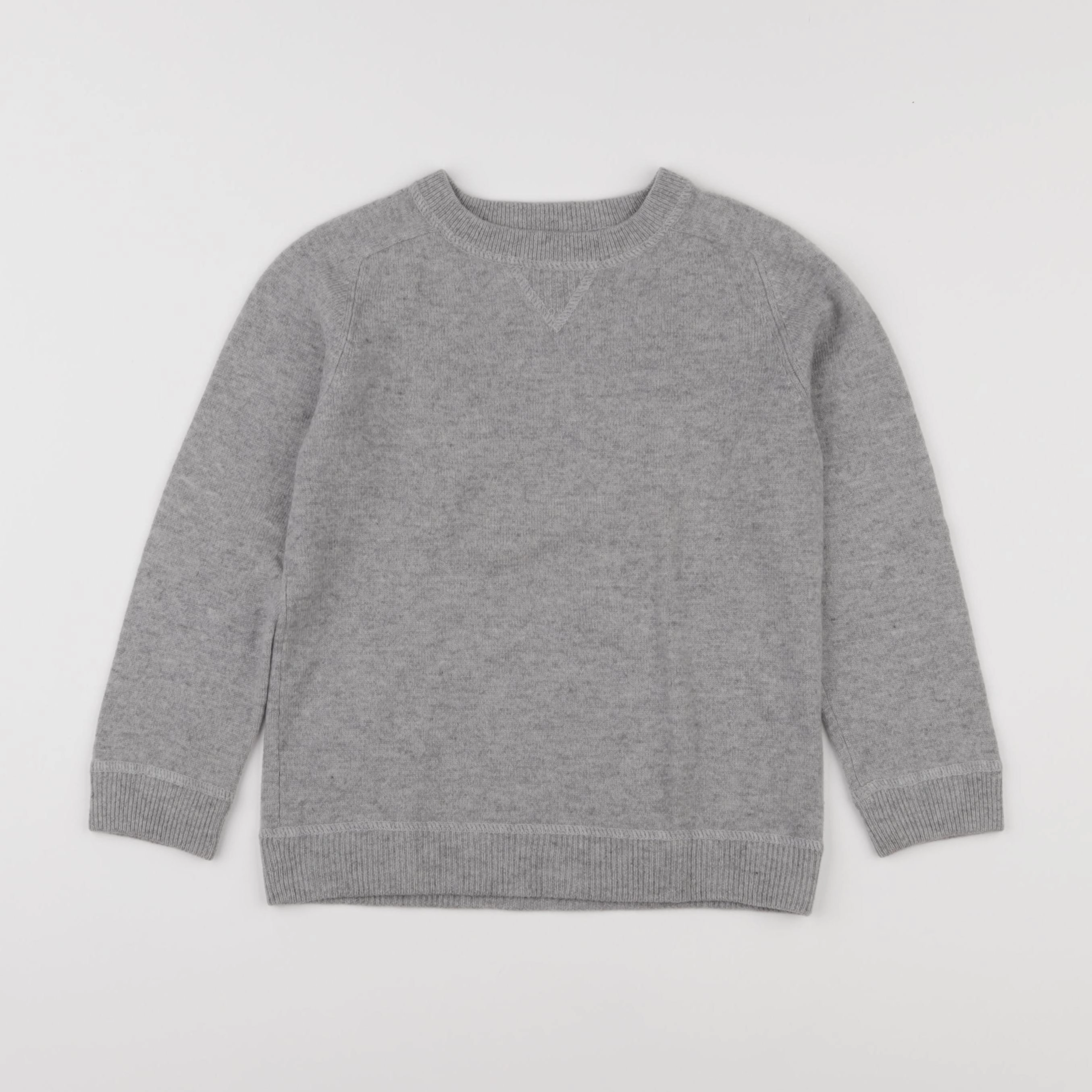 Monoprix - pull gris - 6 ans