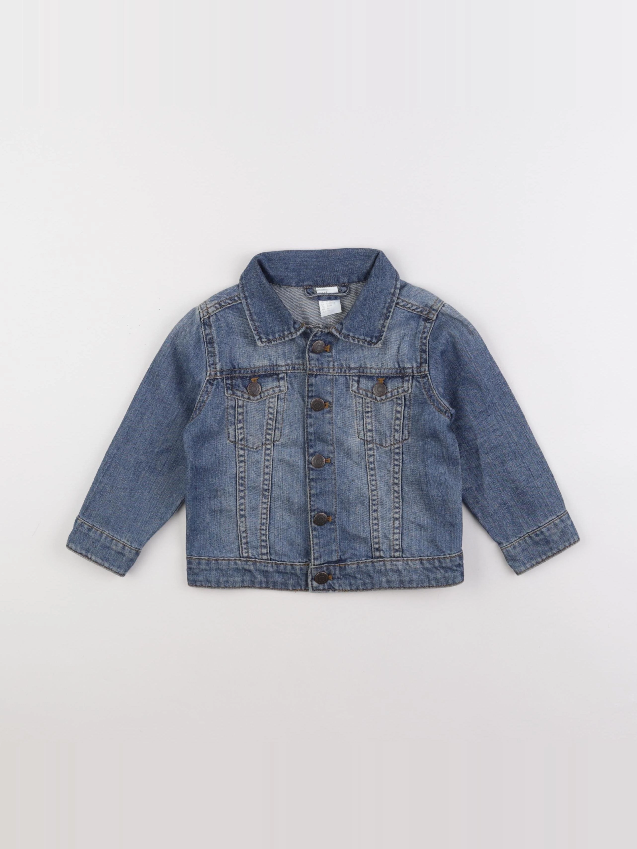 H&M - veste bleu - 12/18 mois