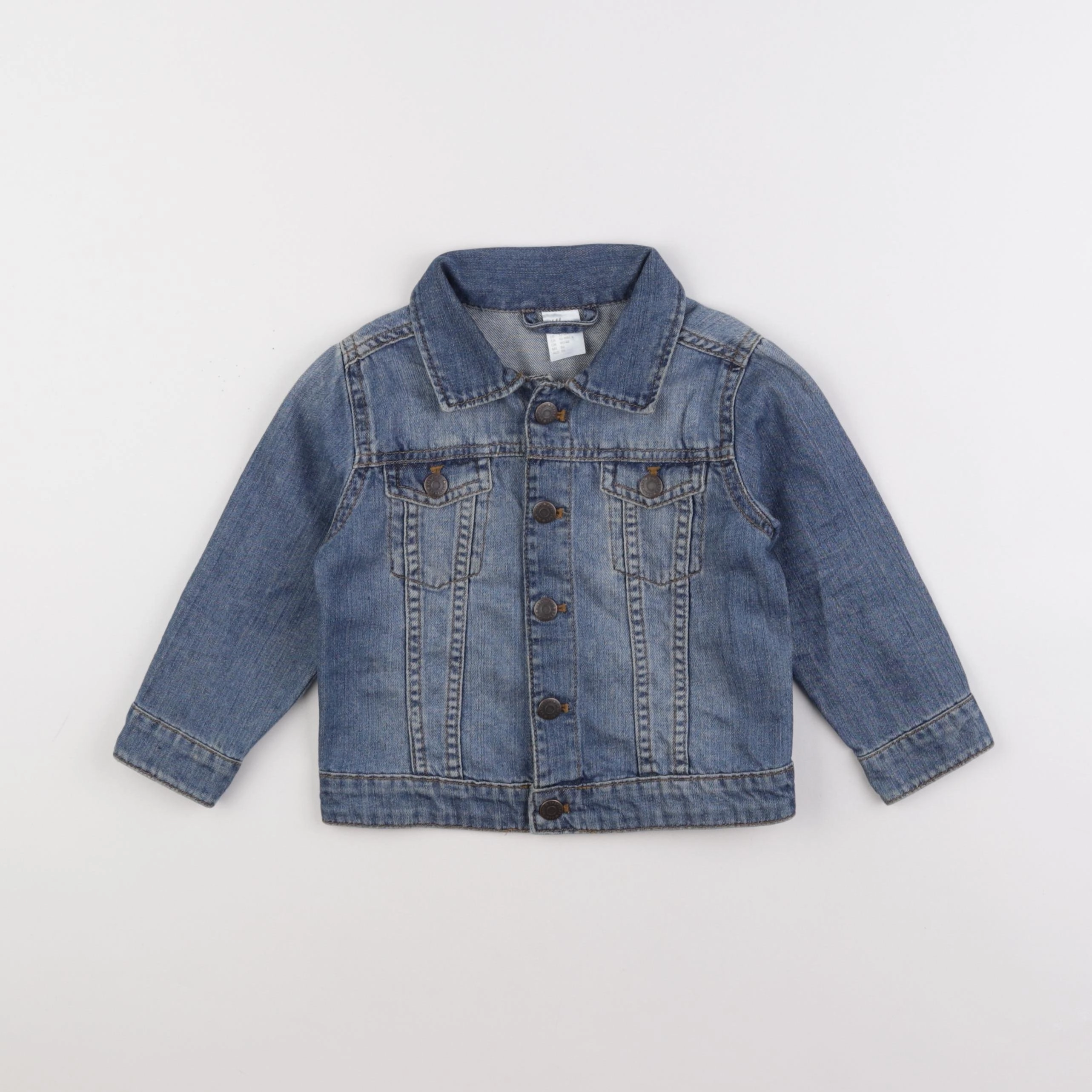 H&M - veste bleu - 12/18 mois