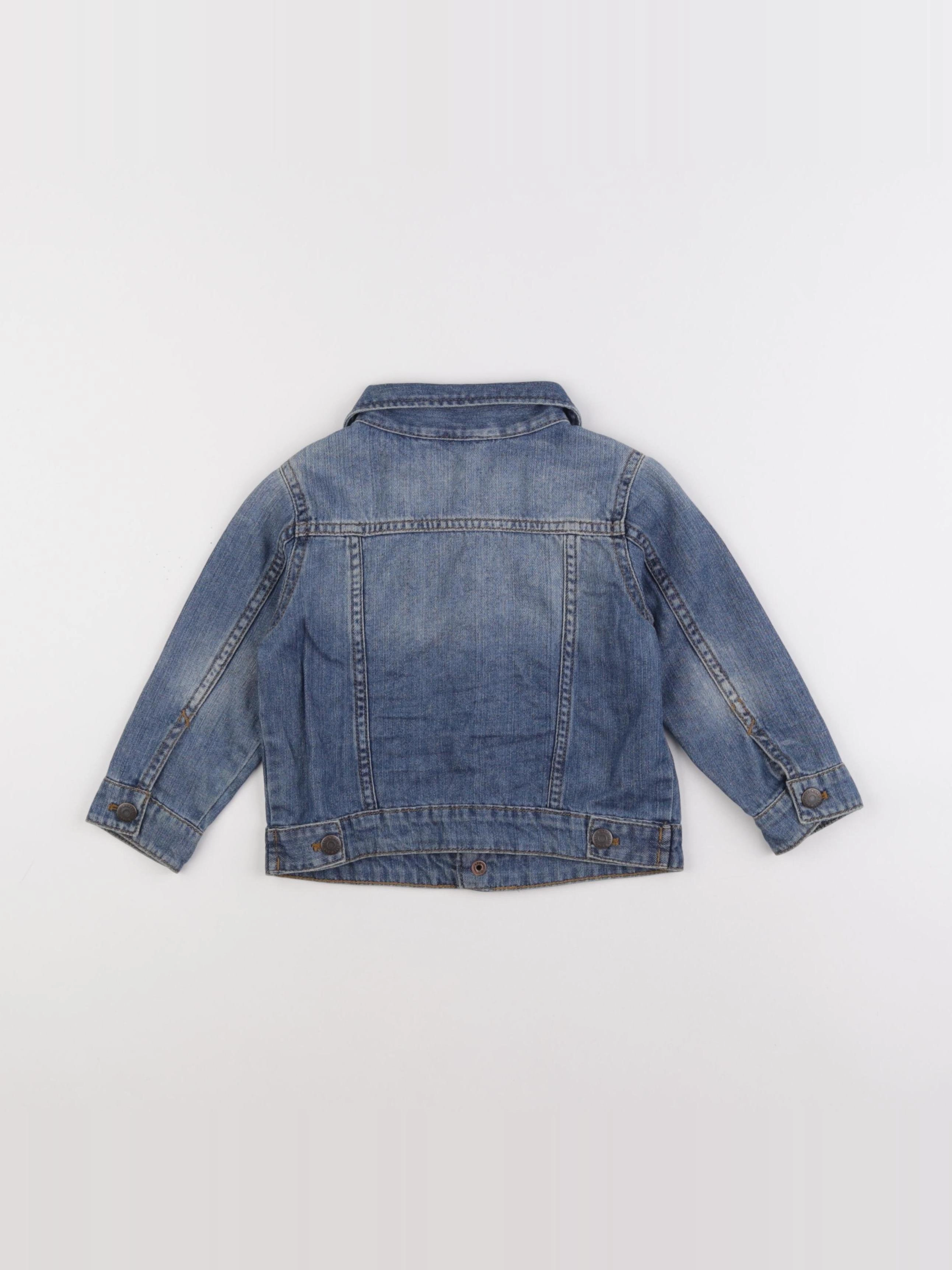 H&M - veste bleu - 12/18 mois