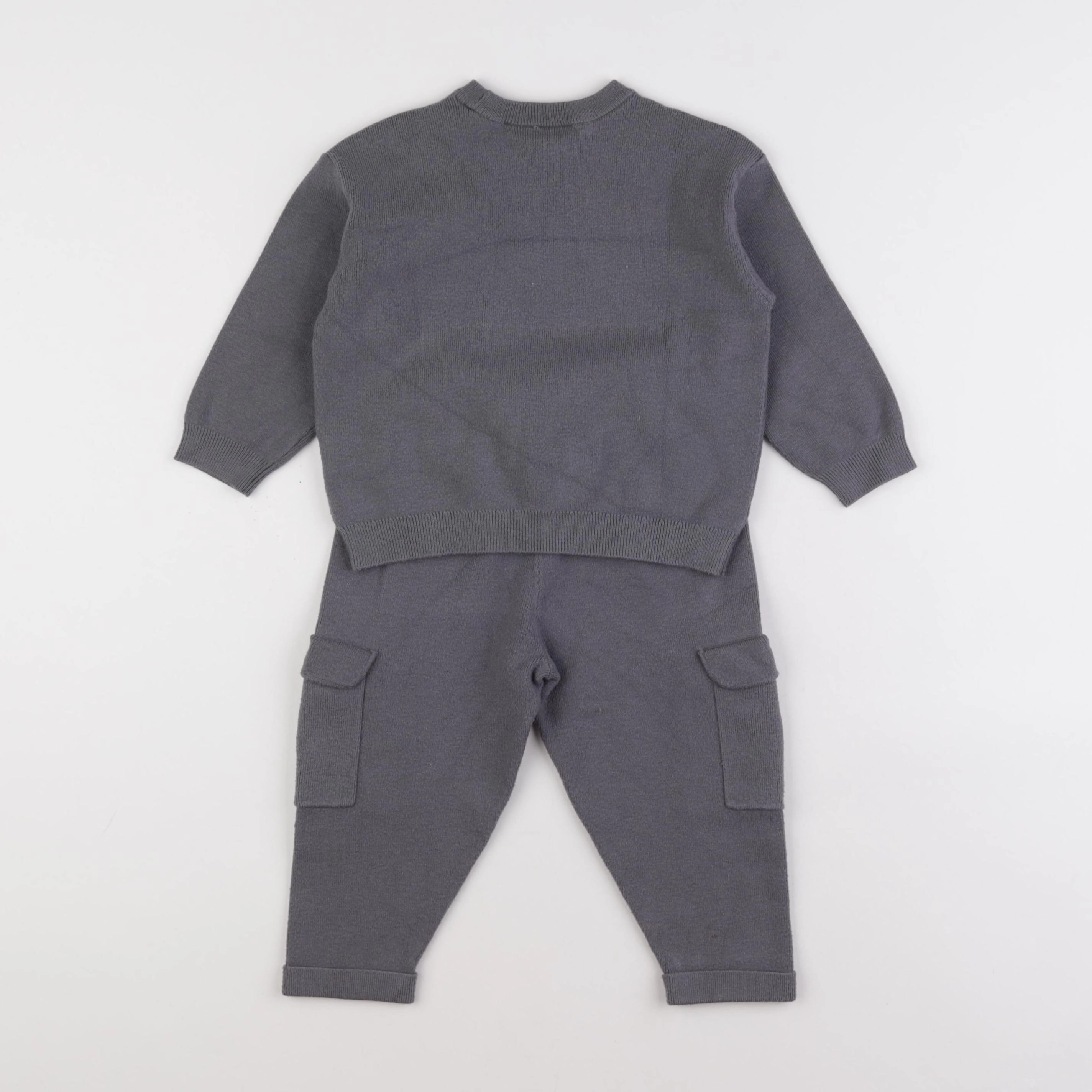Zara - ensemble gris - 18/24 mois