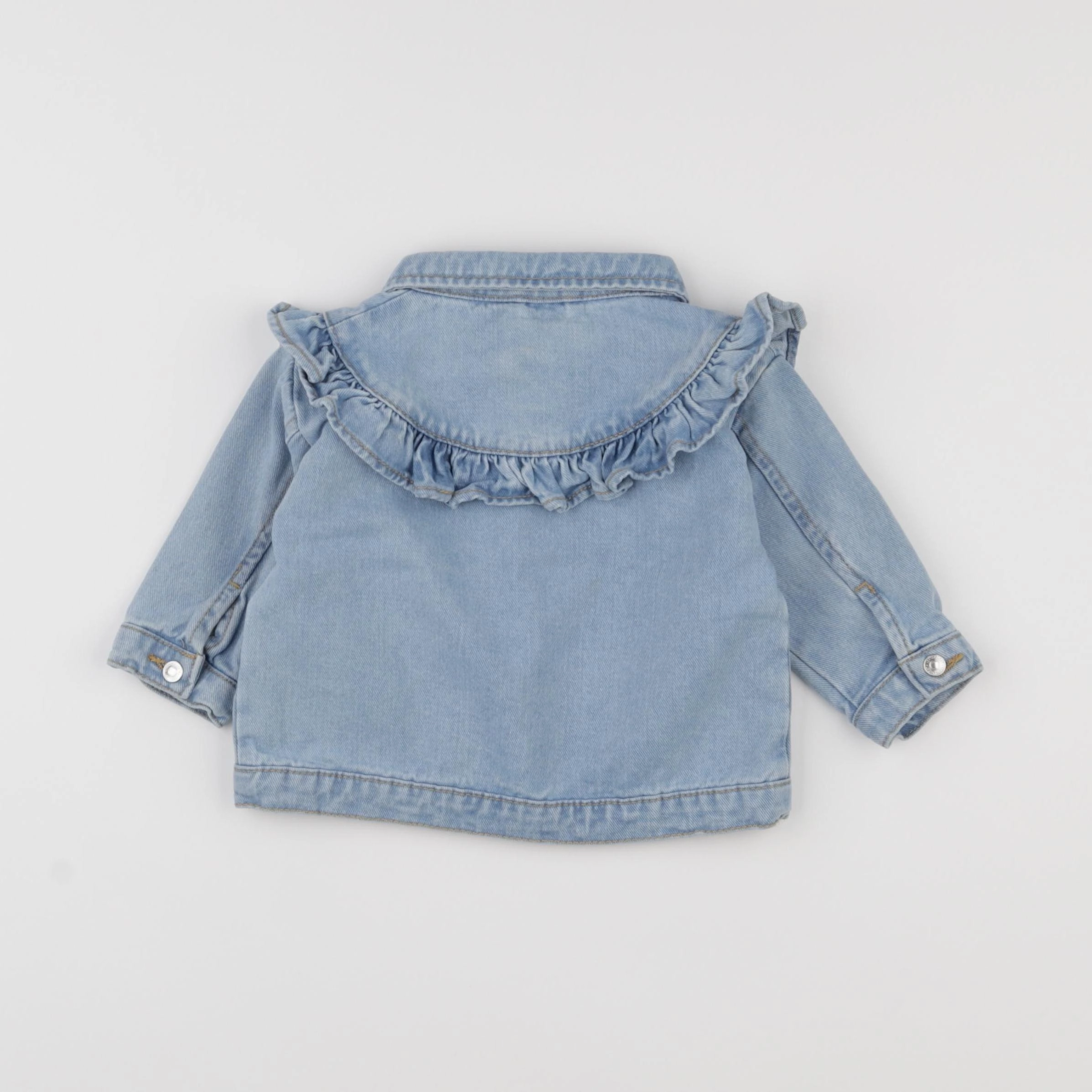 Vertbaudet - veste bleu - 9 mois
