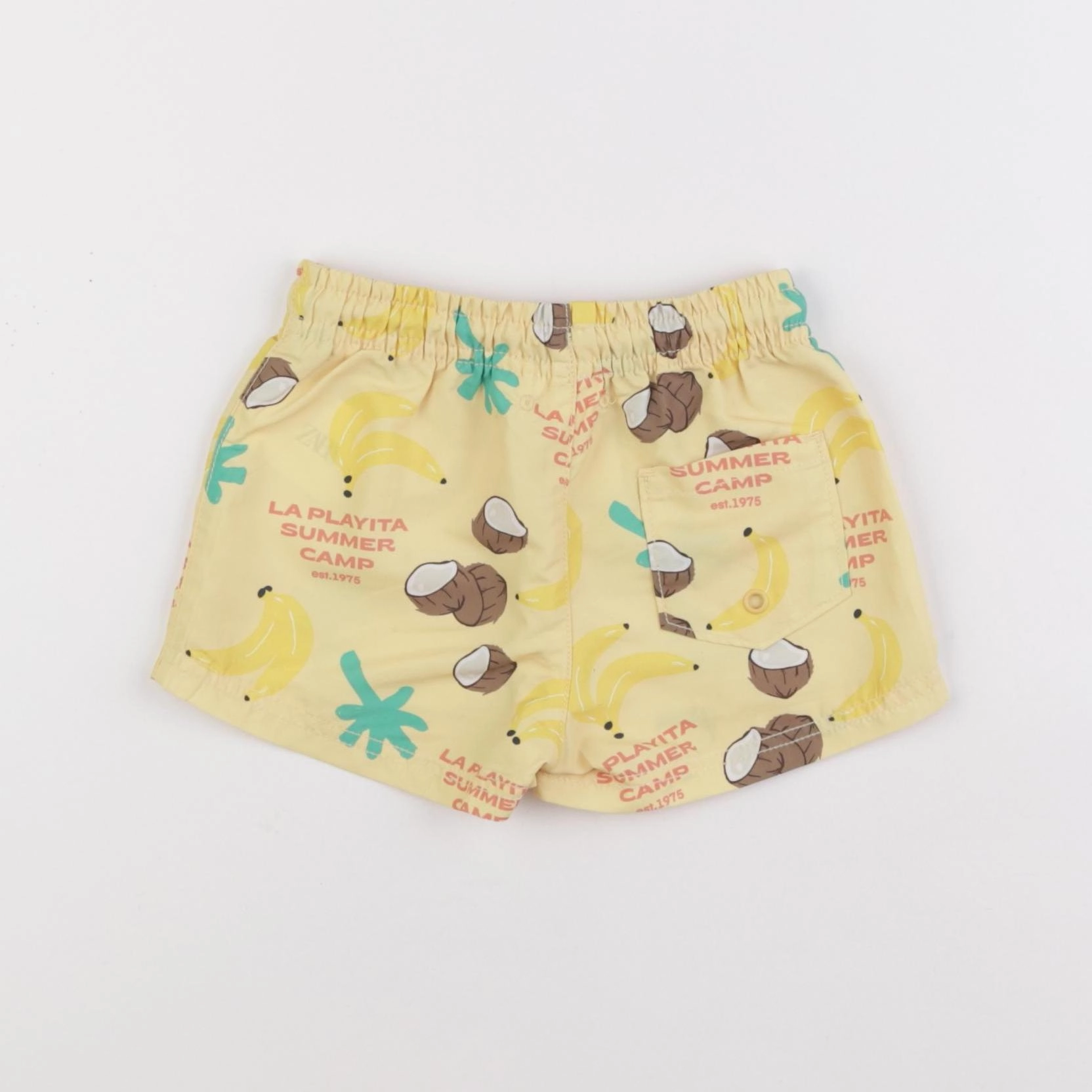 Zara - maillot de bain jaune - 2 ans