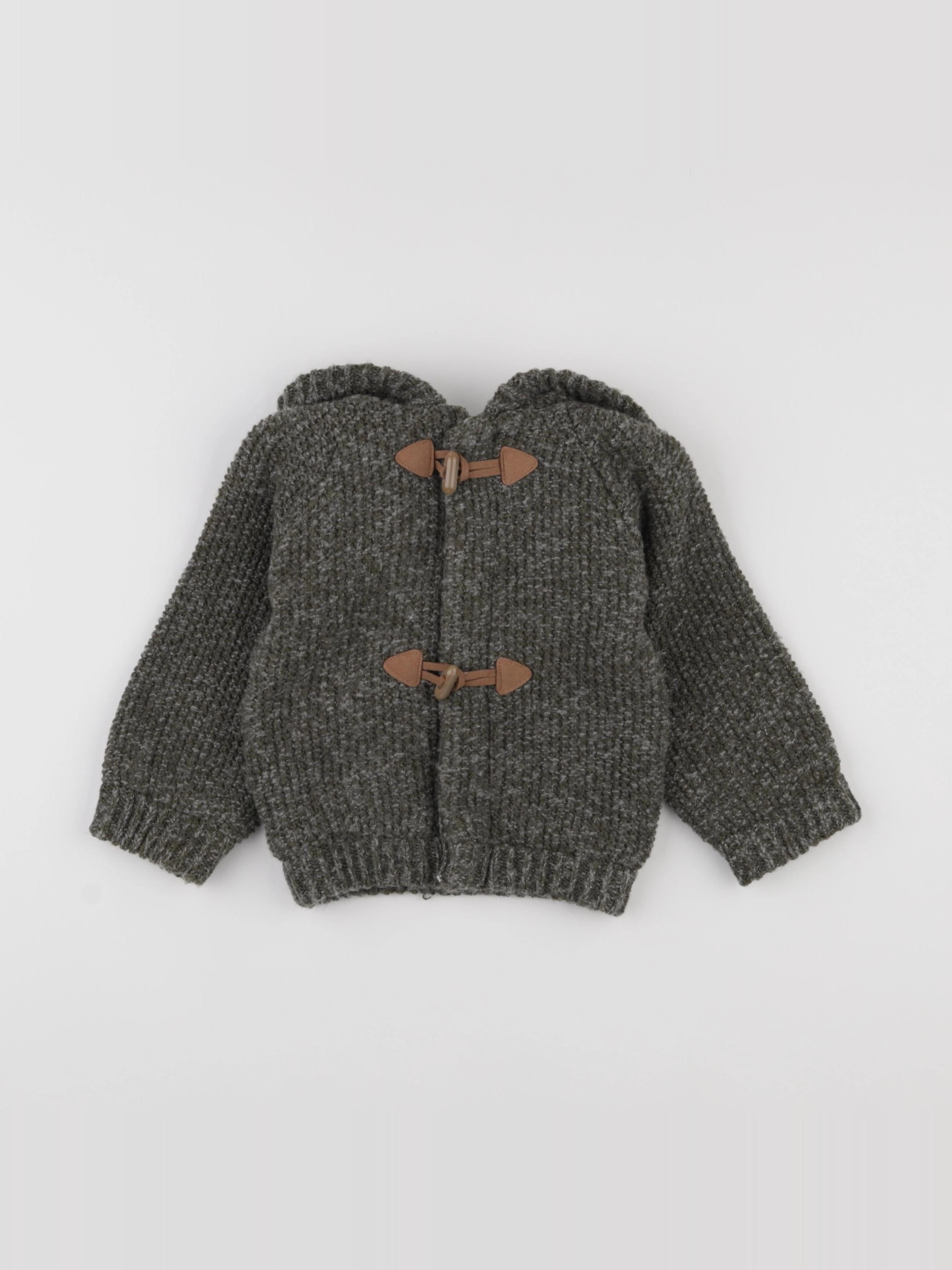 Vertbaudet - gilet vert - 18 mois