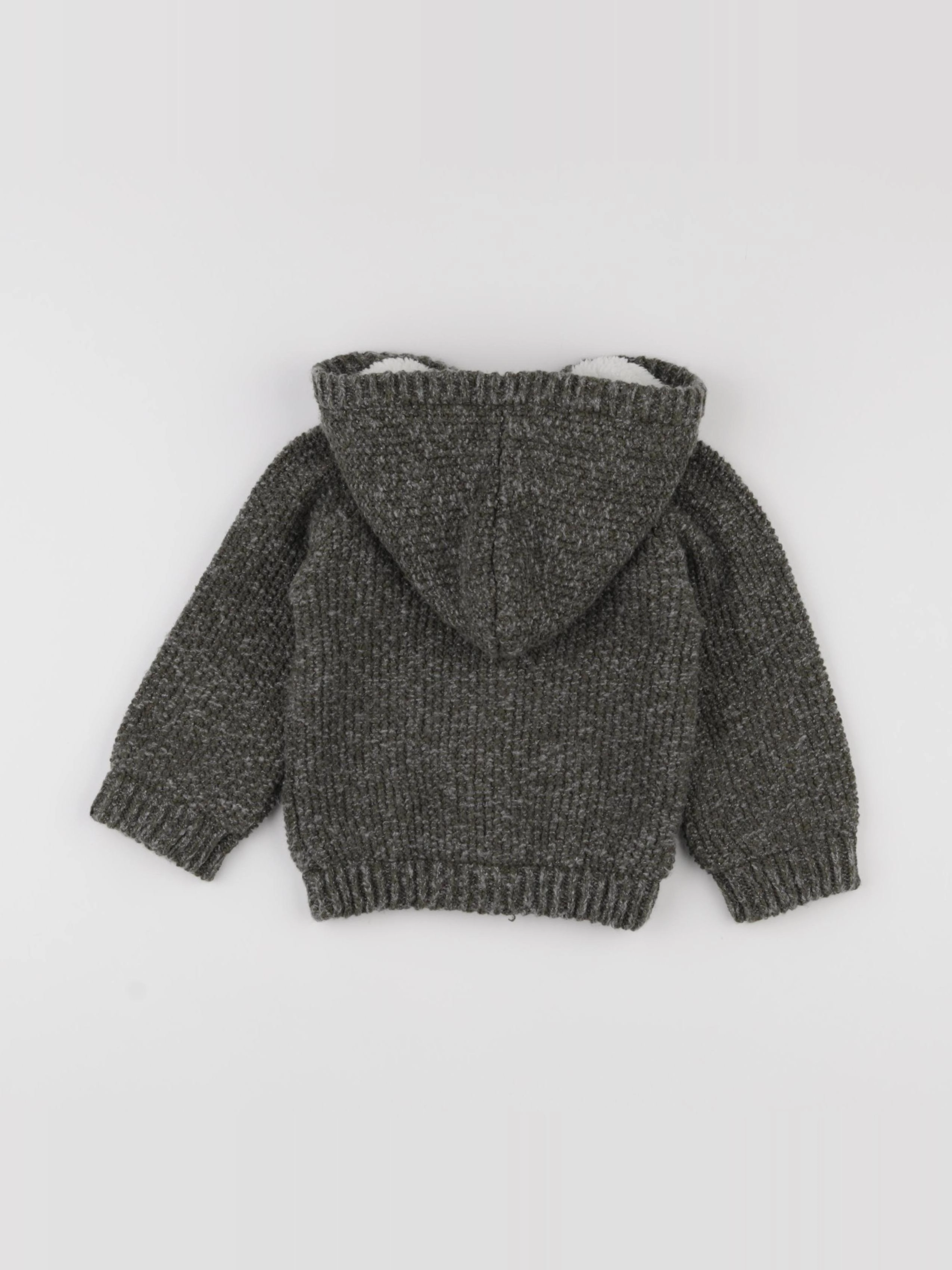 Vertbaudet - gilet vert - 18 mois