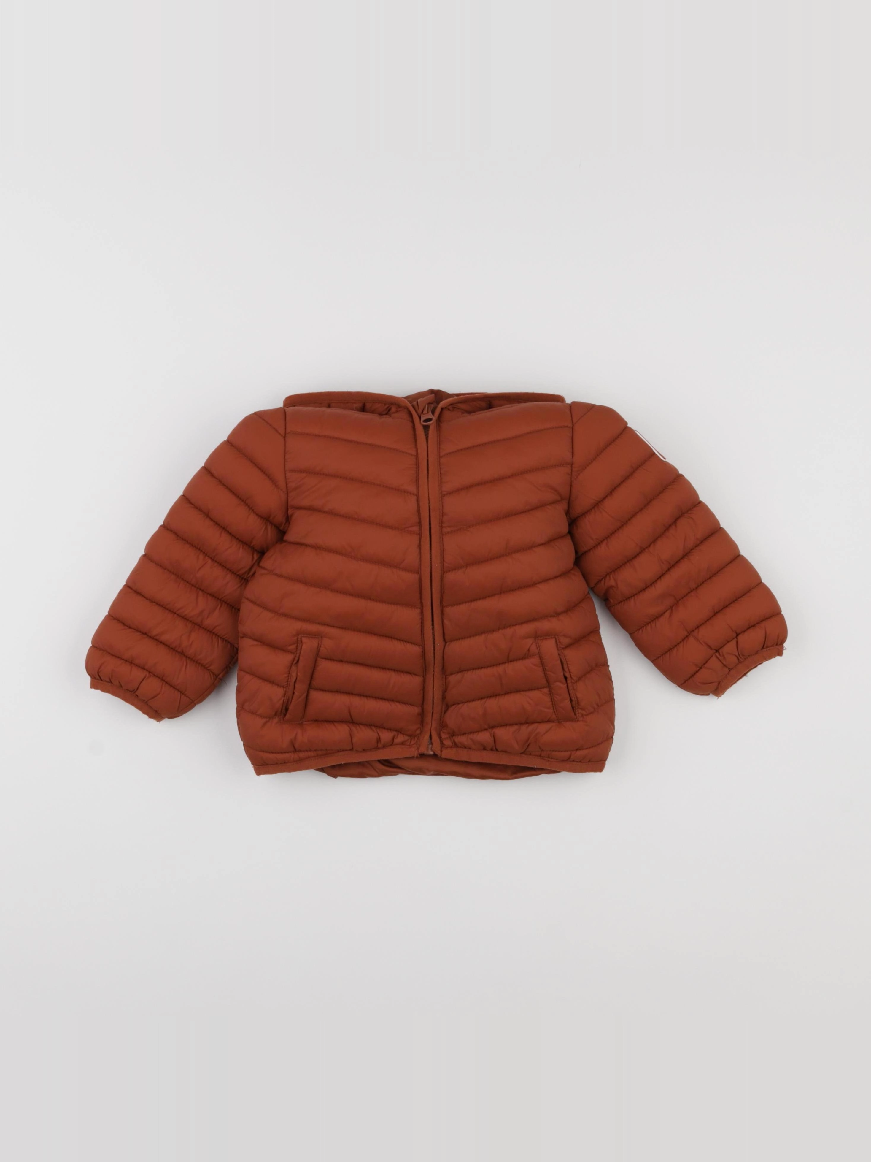 Vertbaudet - doudoune orange - 24 mois