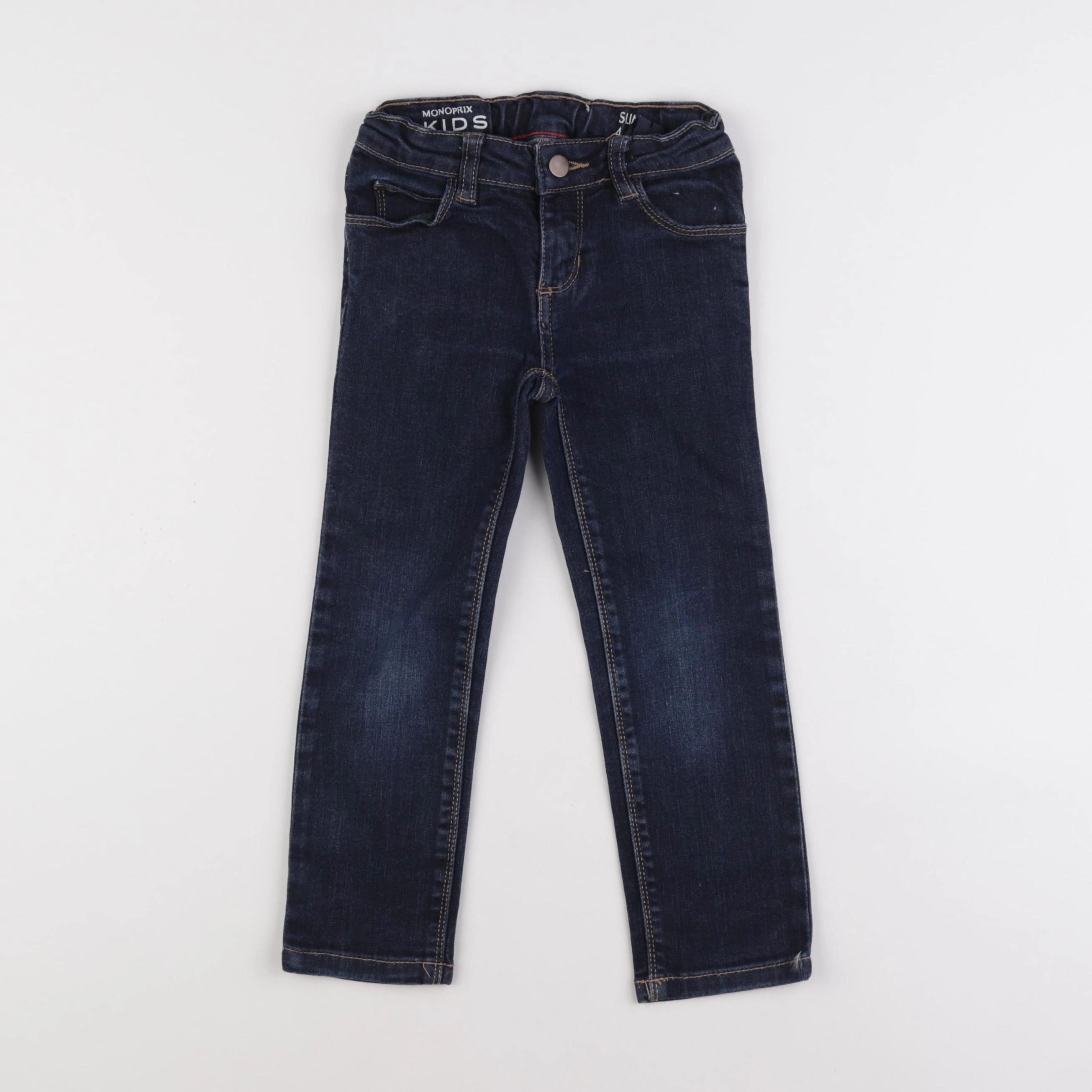 Monoprix - jean bleu - 4 ans