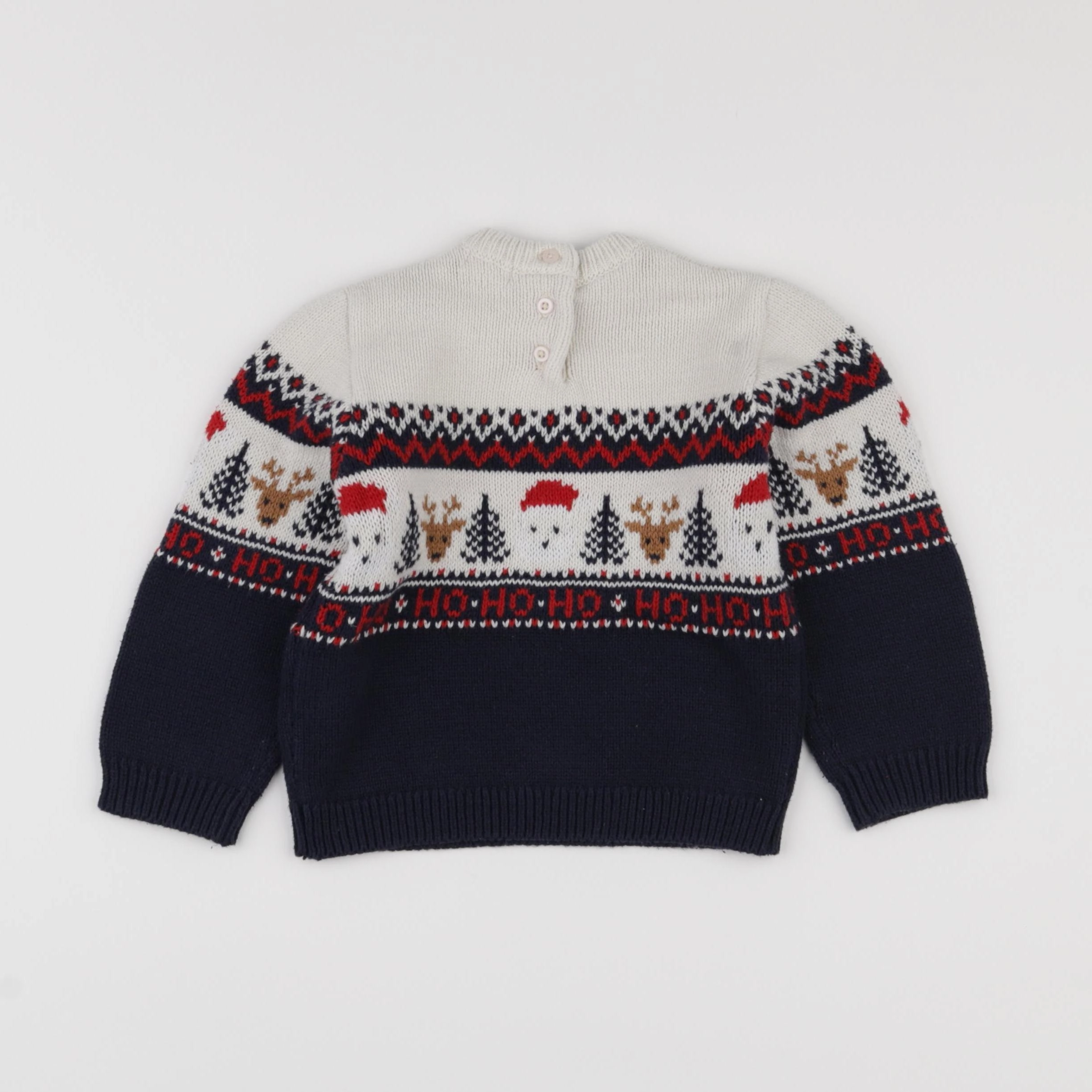 Vertbaudet - pull multicolore - 2 ans
