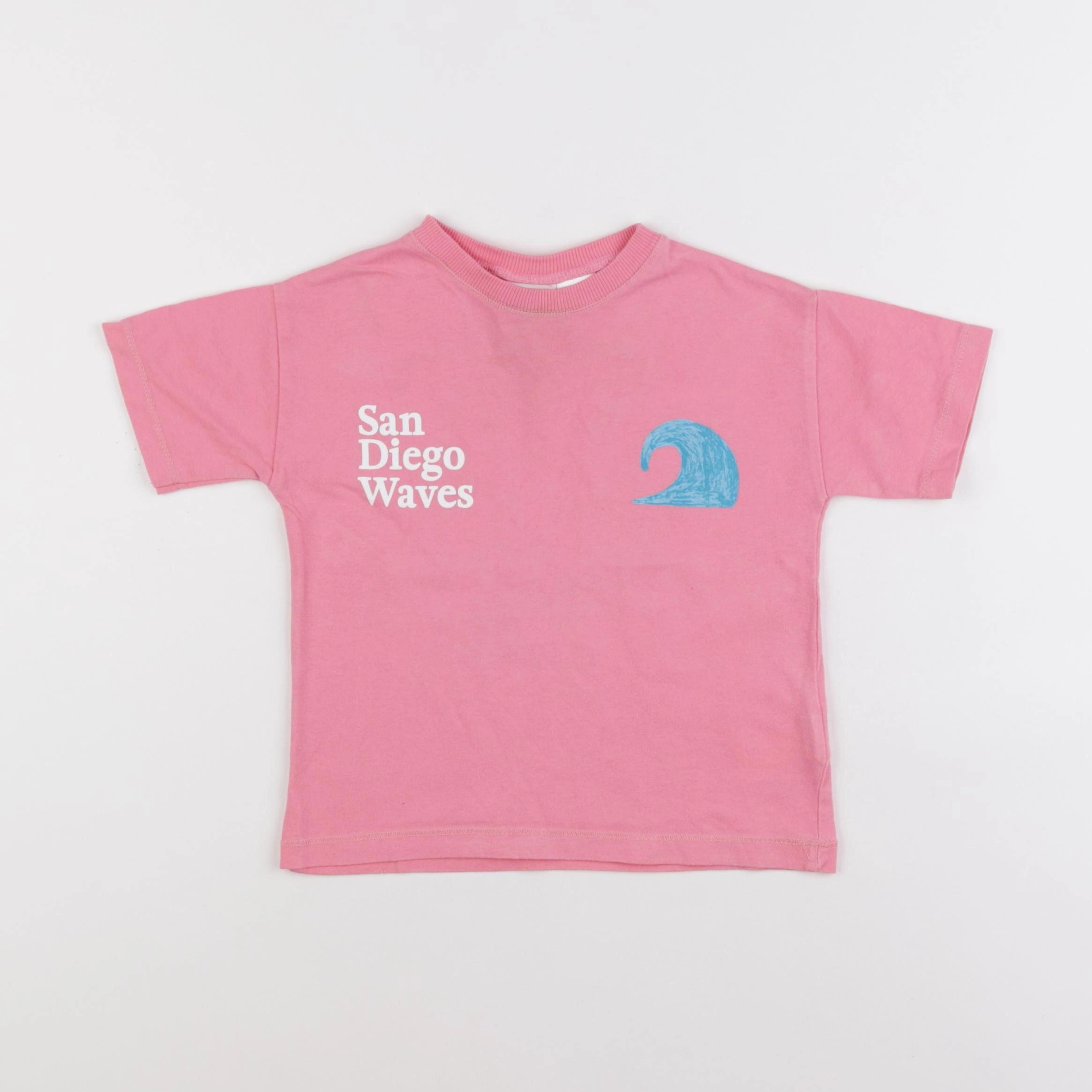 Zara - tee-shirt rose - 18 mois