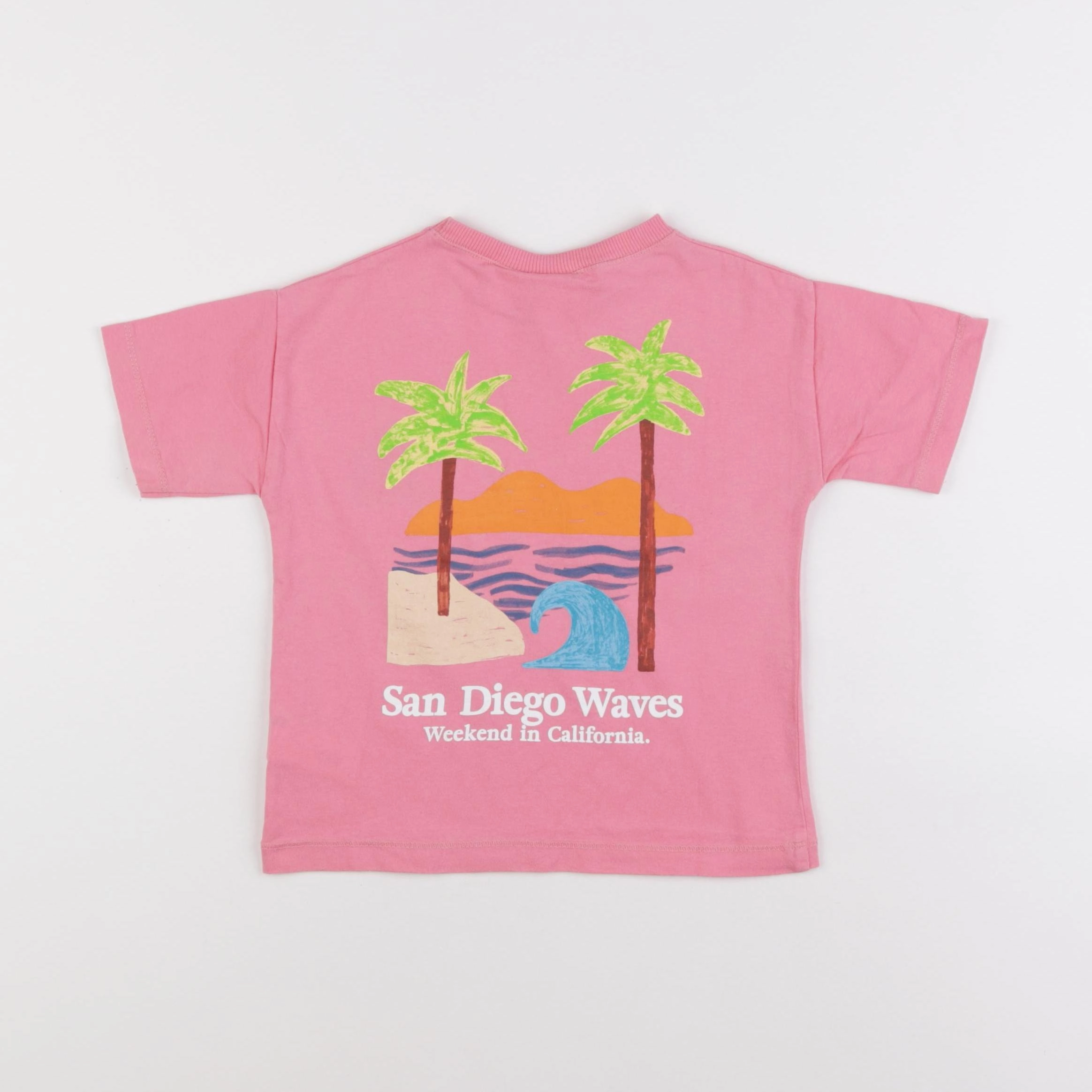 Zara - tee-shirt rose - 18 mois
