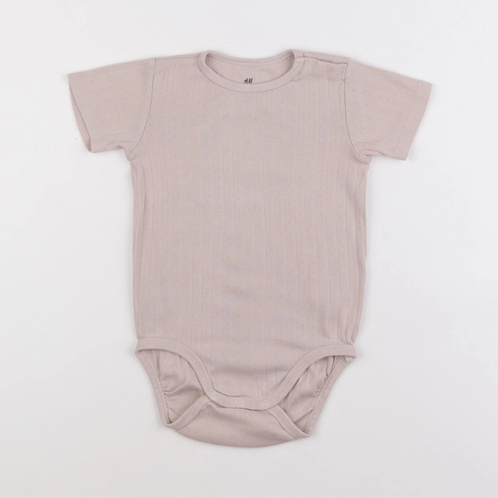 H&M - body rose - 18/24 mois