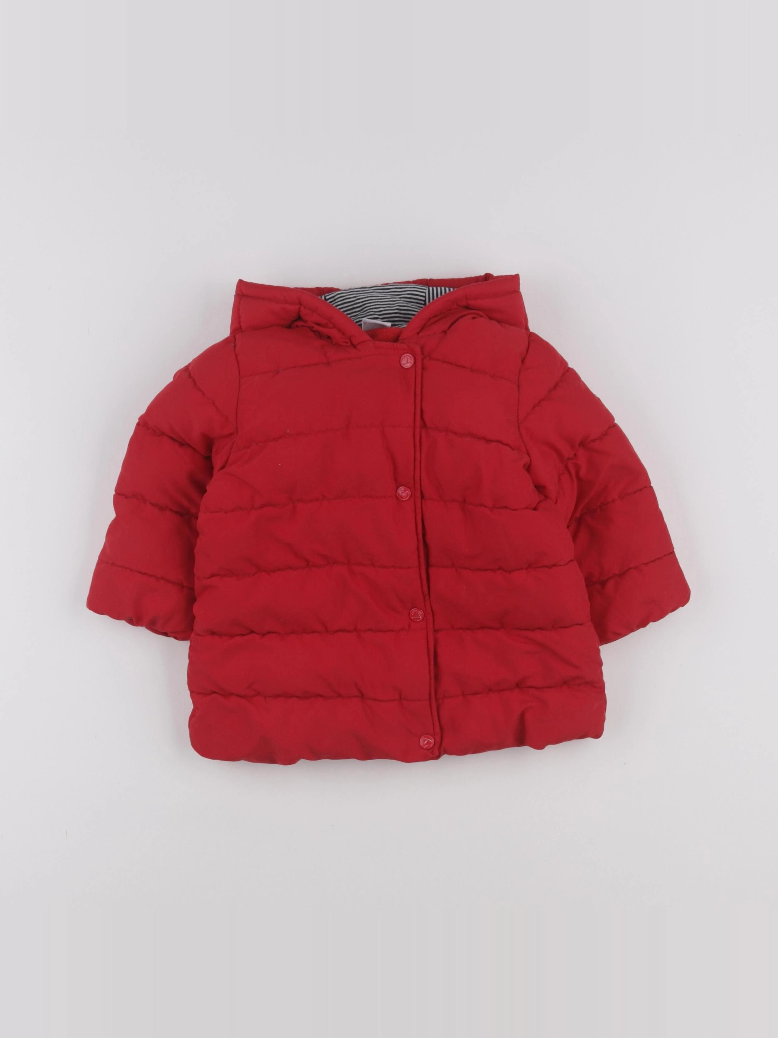 Petit Bateau - doudoune rouge - 18 mois