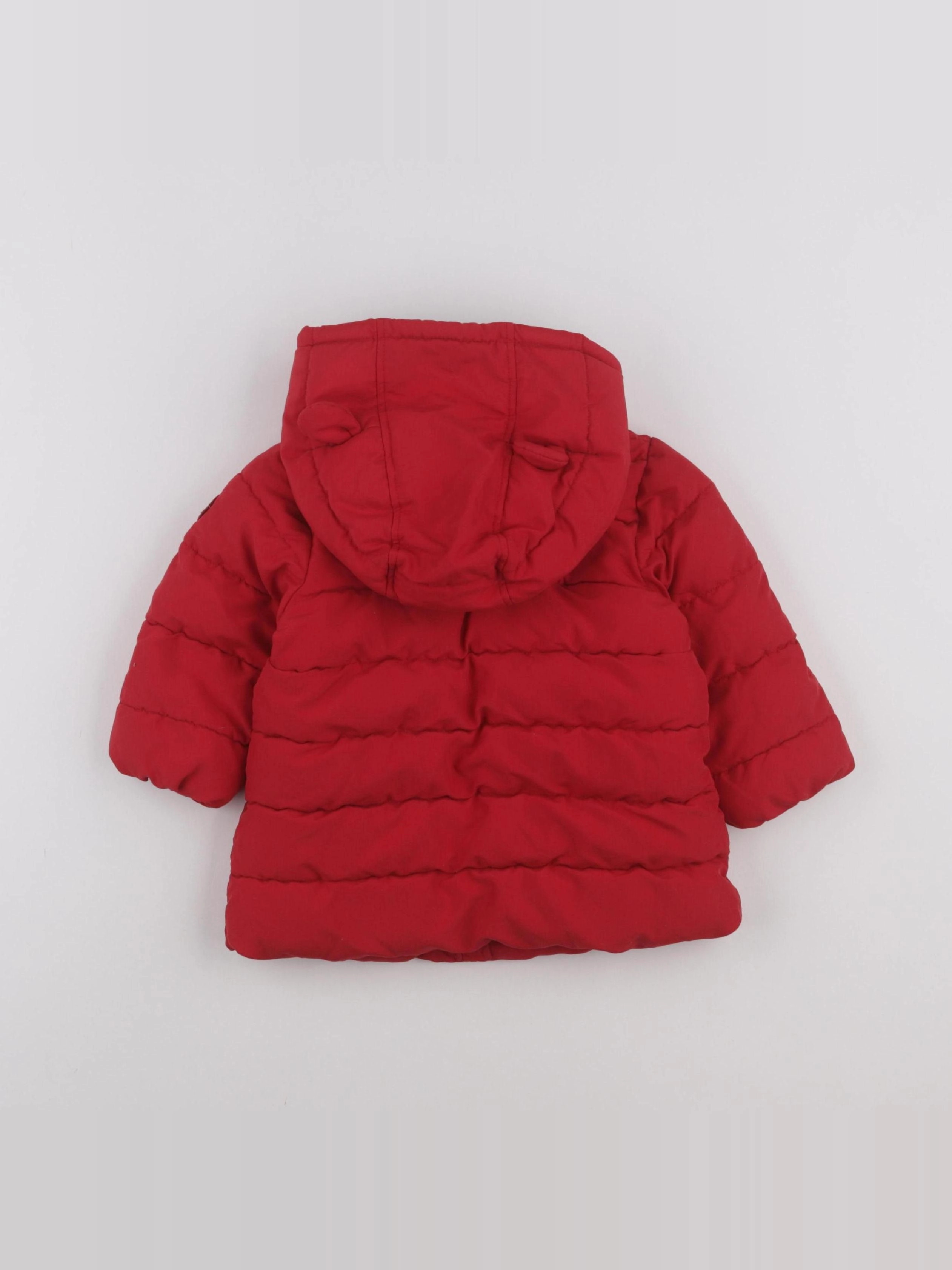 Petit Bateau - doudoune rouge - 18 mois