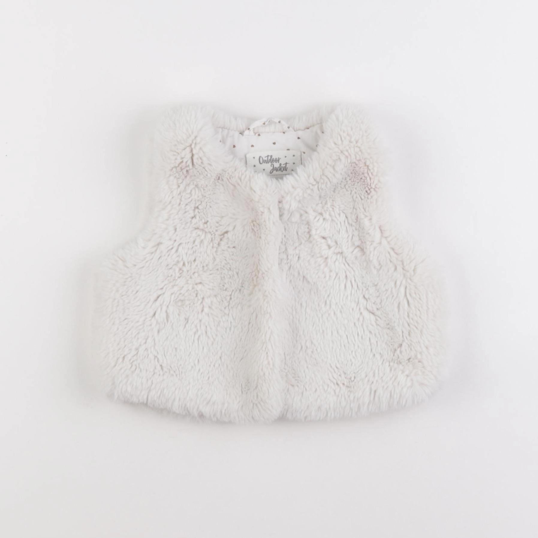 Vertbaudet - gilet blanc - 2 ans