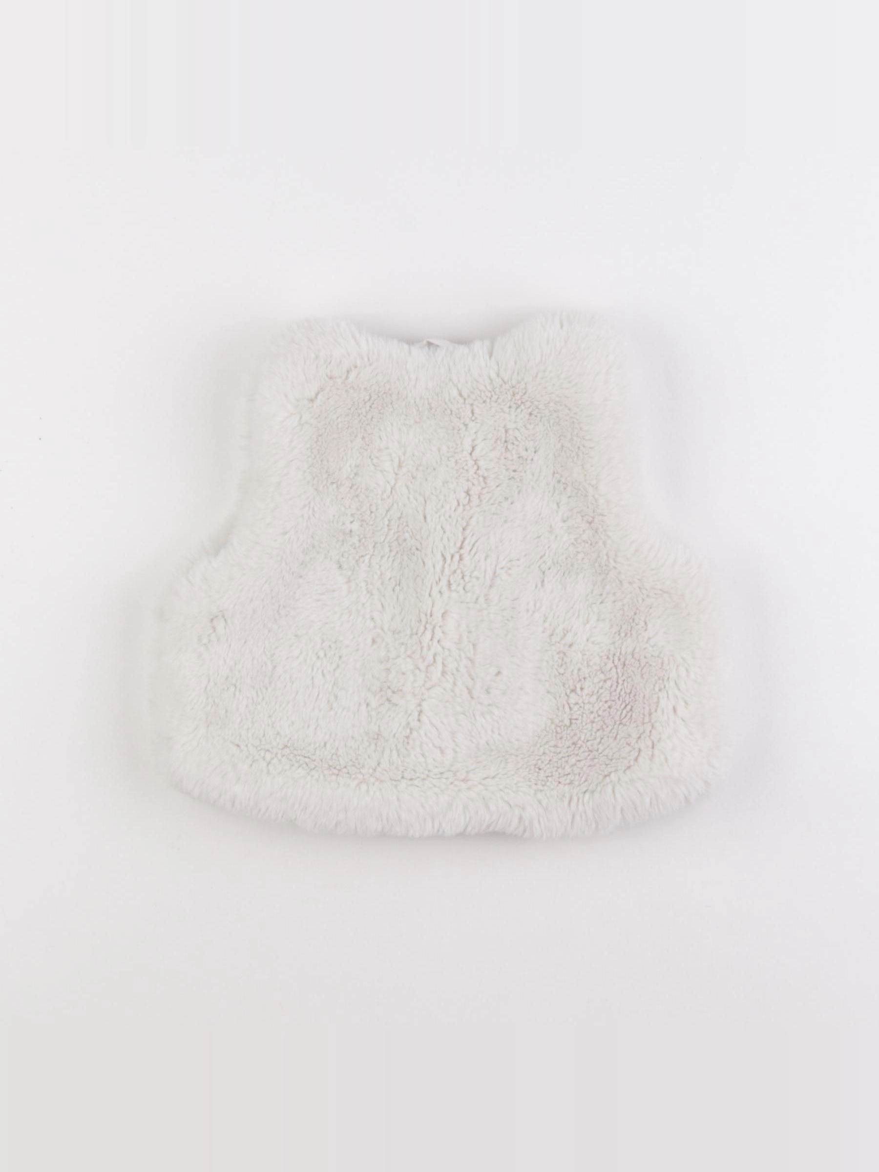 Vertbaudet - gilet blanc - 2 ans